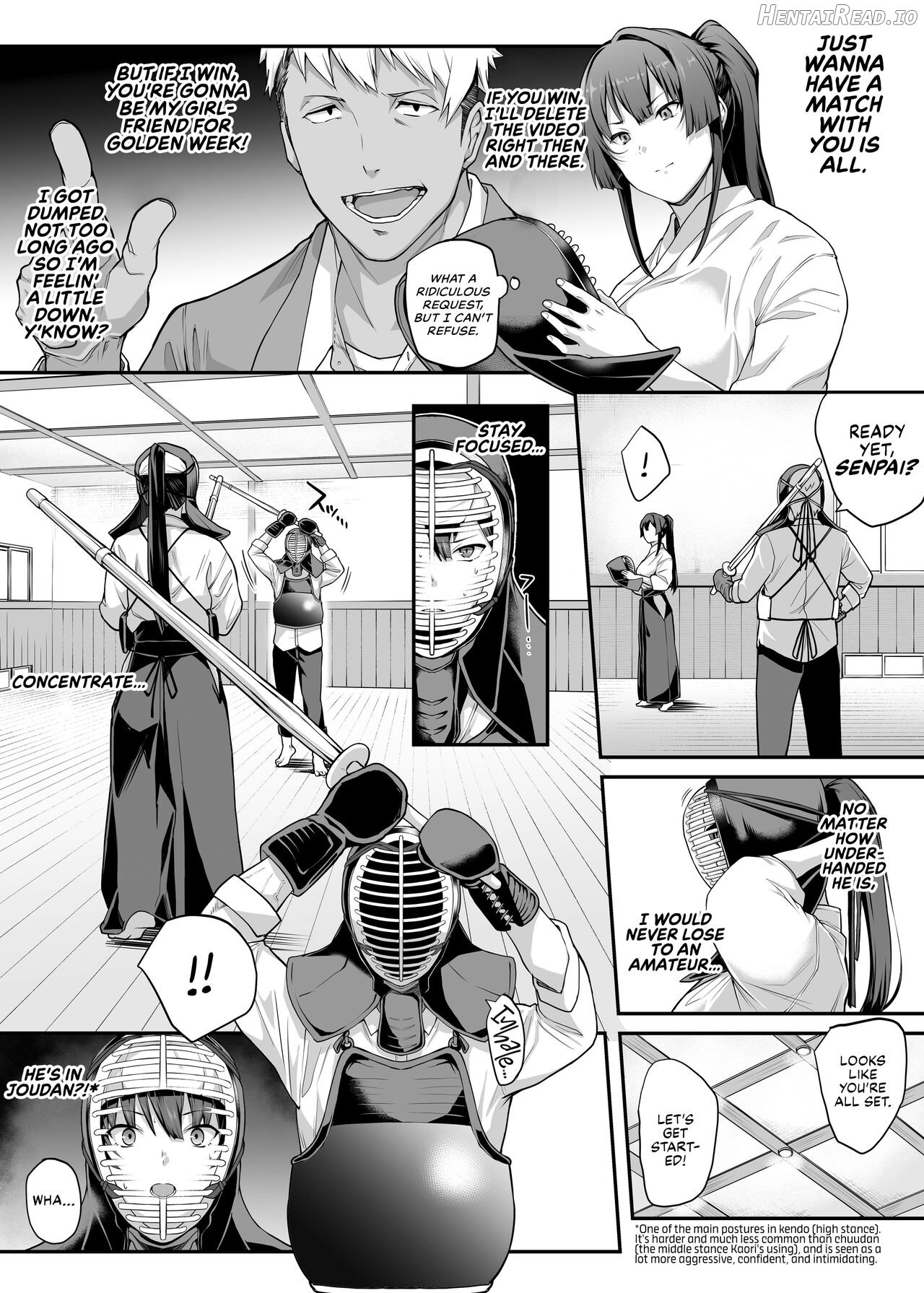 Kendoubu Shushou de Osananajimi no Bijin de Tsuyoi Boku no Kanojo ga, Charao ni Assari Otosareru Wake ga Nai Chapter 1 - page 17