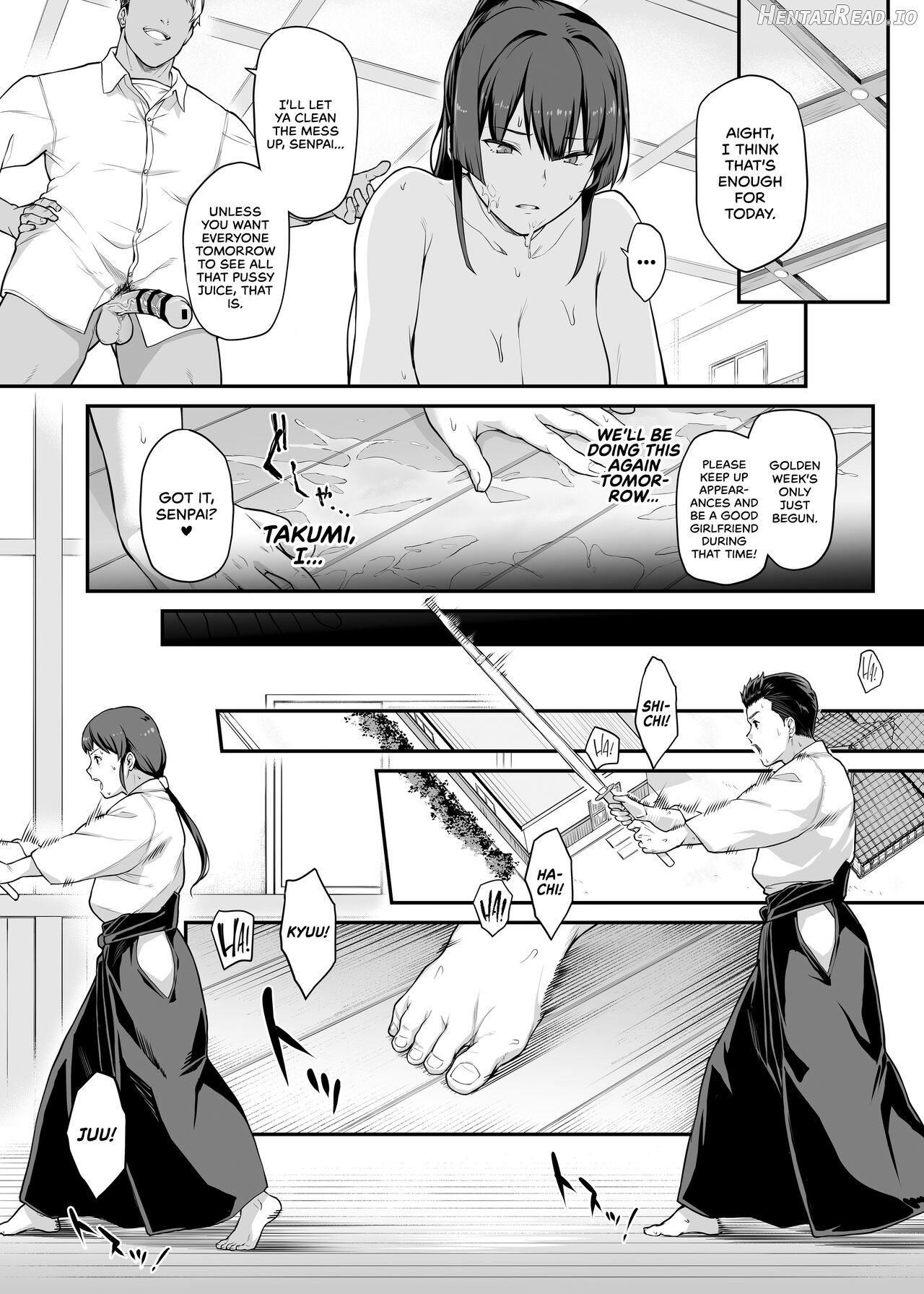 Kendoubu Shushou de Osananajimi no Bijin de Tsuyoi Boku no Kanojo ga, Charao ni Assari Otosareru Wake ga Nai Chapter 1 - page 27