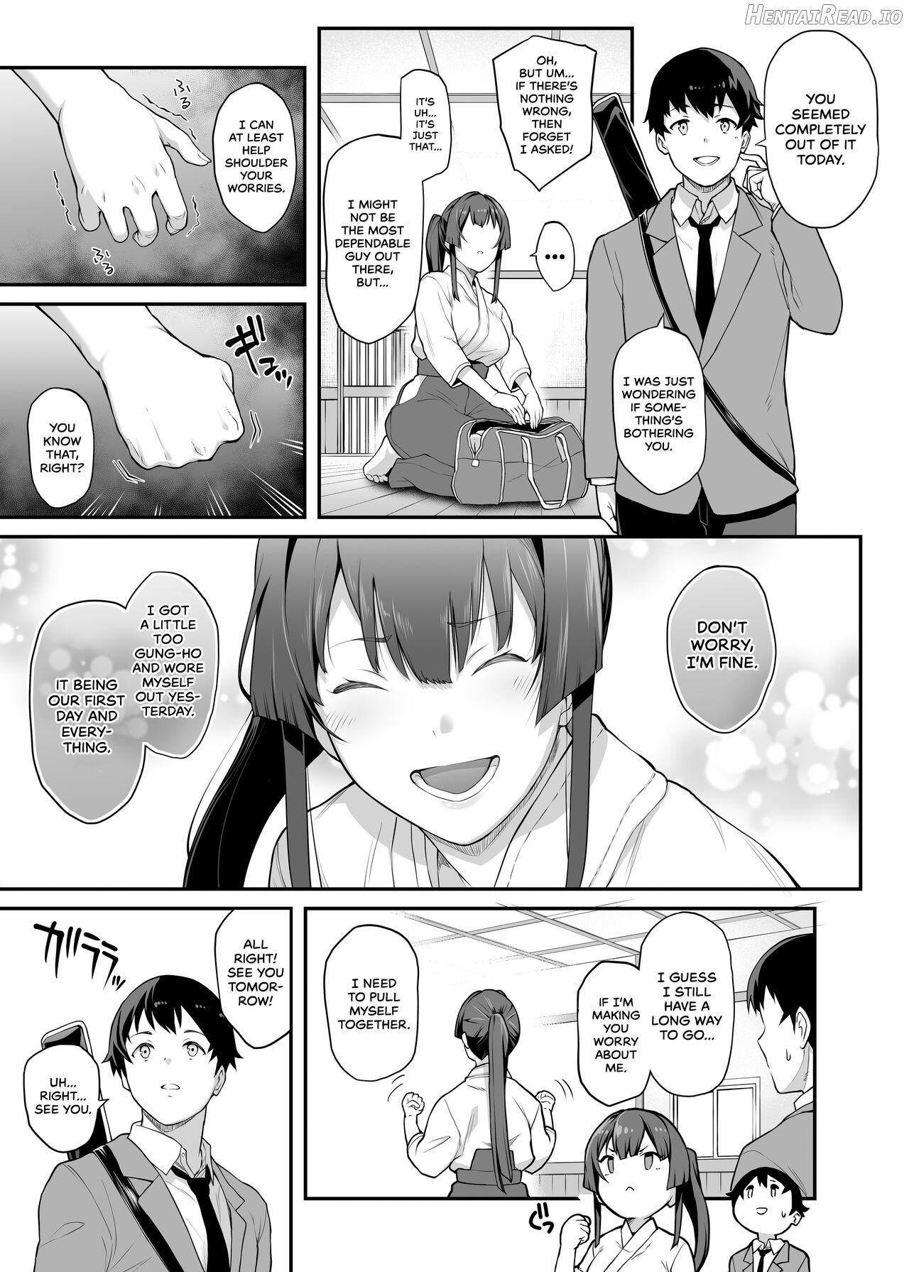 Kendoubu Shushou de Osananajimi no Bijin de Tsuyoi Boku no Kanojo ga, Charao ni Assari Otosareru Wake ga Nai Chapter 1 - page 29