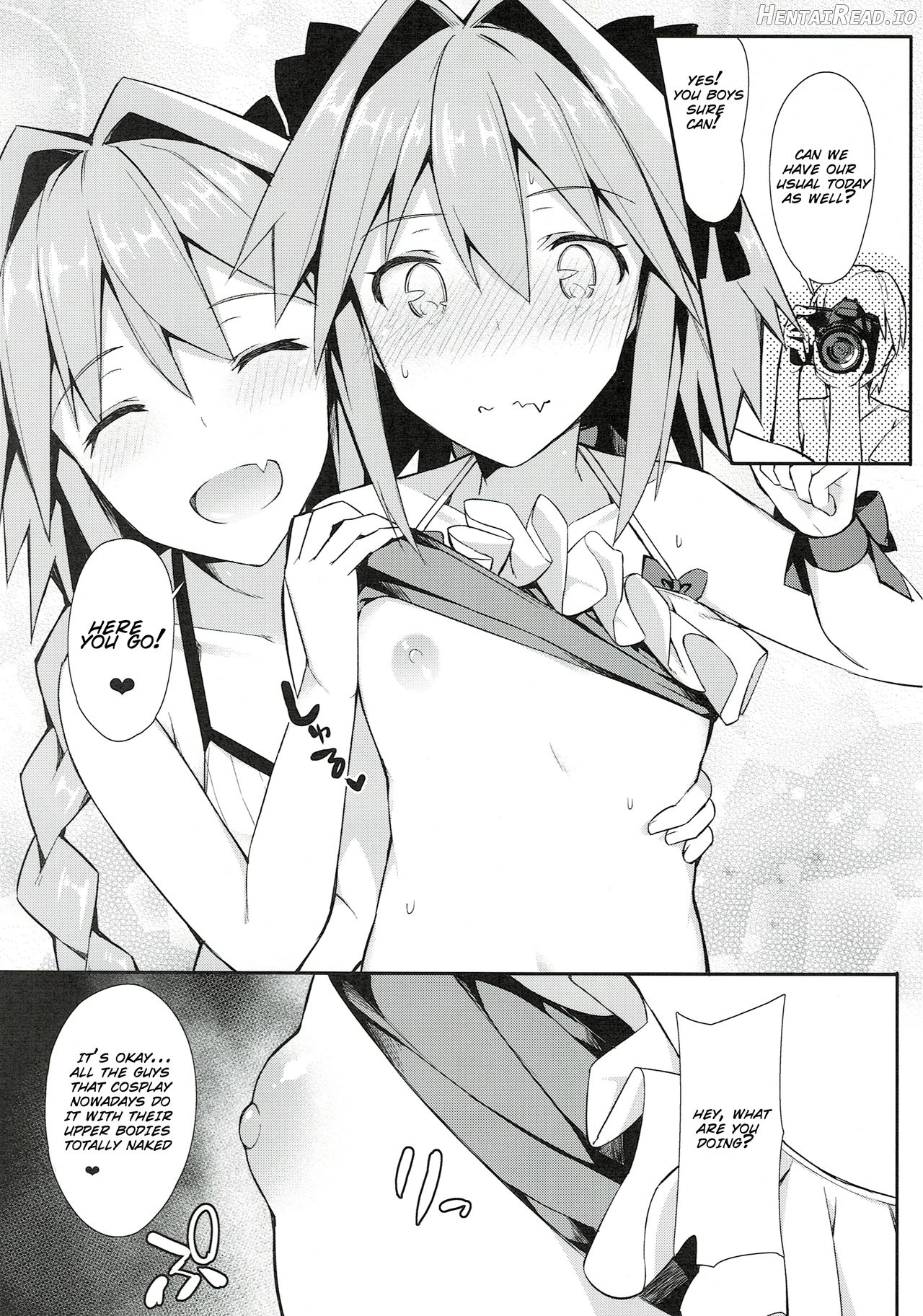 Cosplay Astolfo-kun no Ochinchin Chapter 3 - page 6