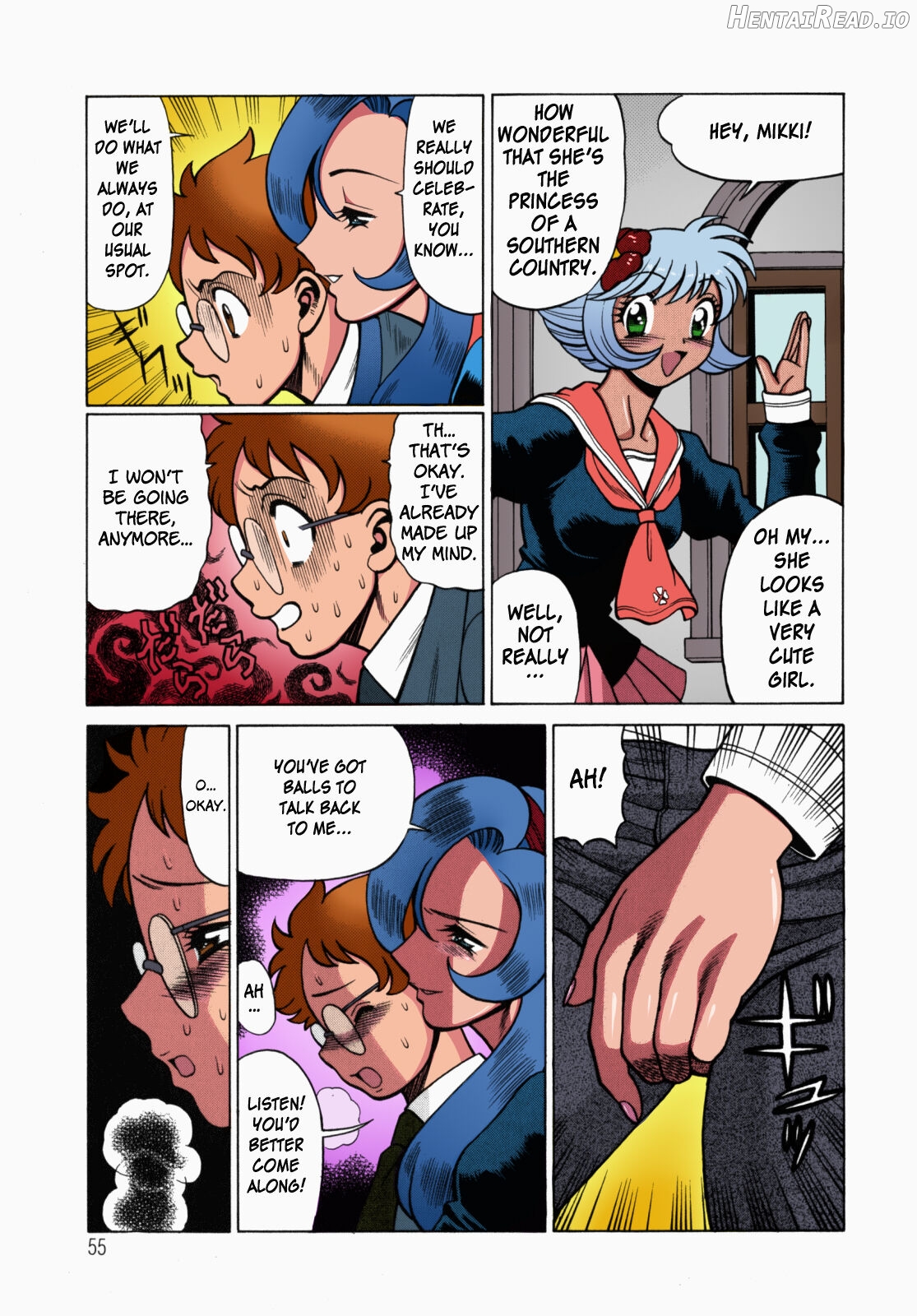 Urara to Mikki - Colorized Chapter 1 - page 54