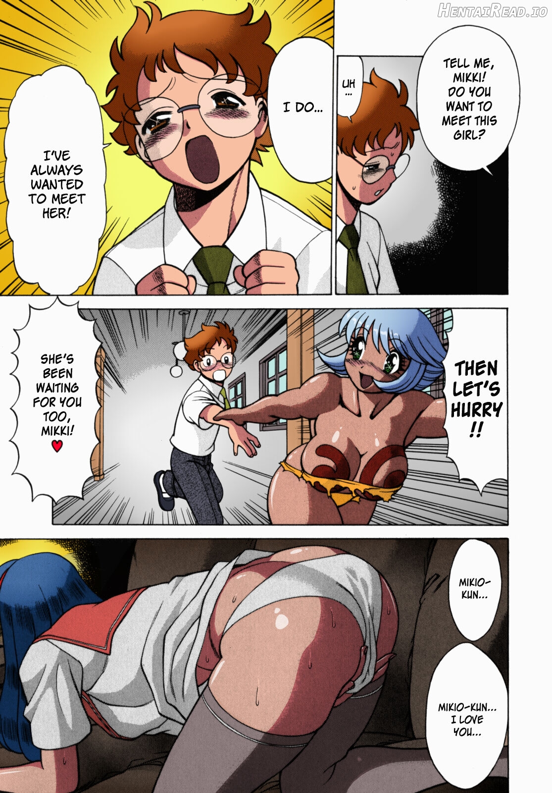 Urara to Mikki - Colorized Chapter 1 - page 104