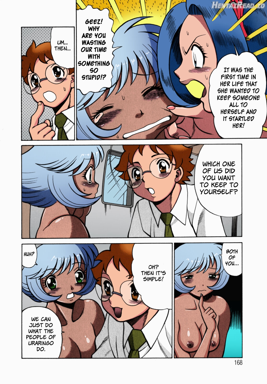 Urara to Mikki - Colorized Chapter 1 - page 167