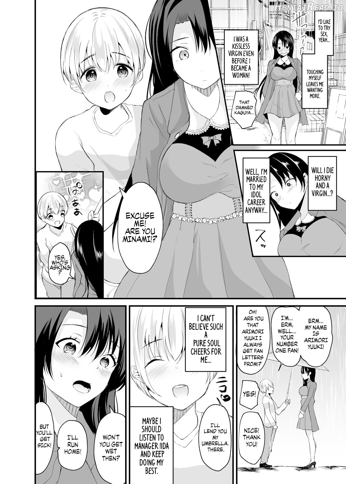 TS Idol Zettai Renai Kinshirei Chapter 1 - page 9