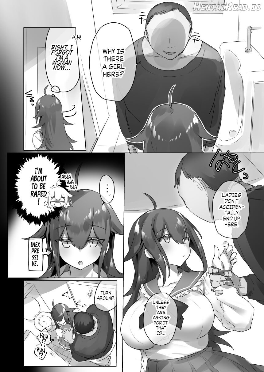 Jotaika shita Mama Machigaete Danshi Toile ni Haittara Hentai ni Tsukamatte Sex-chuu ni Hounyou suru no ga Suki ni Naru TS-ko no Hanashi Chapter 1 - page 7