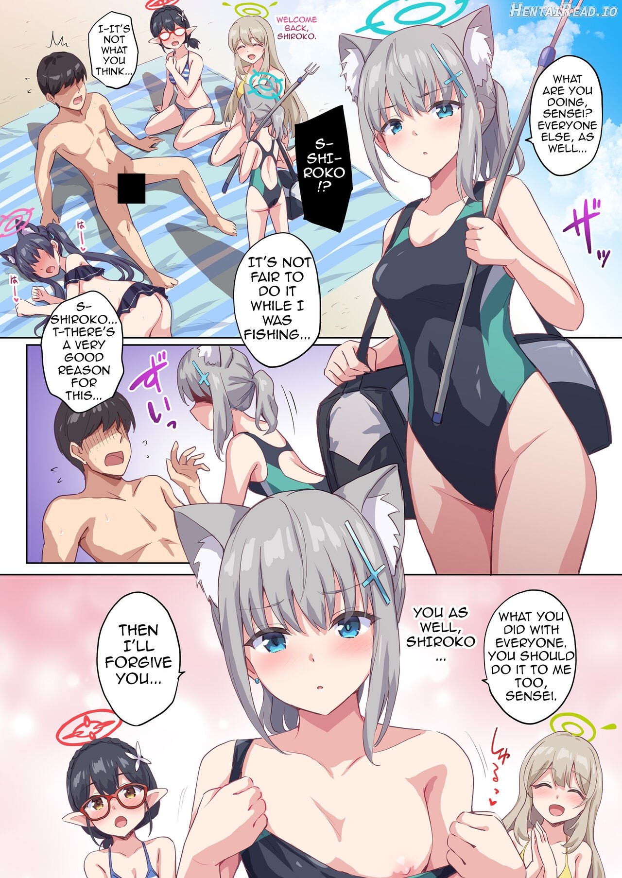 Abydos Seito Zenin to Mizugi Ecchi suru Hon Chapter 1 - page 13