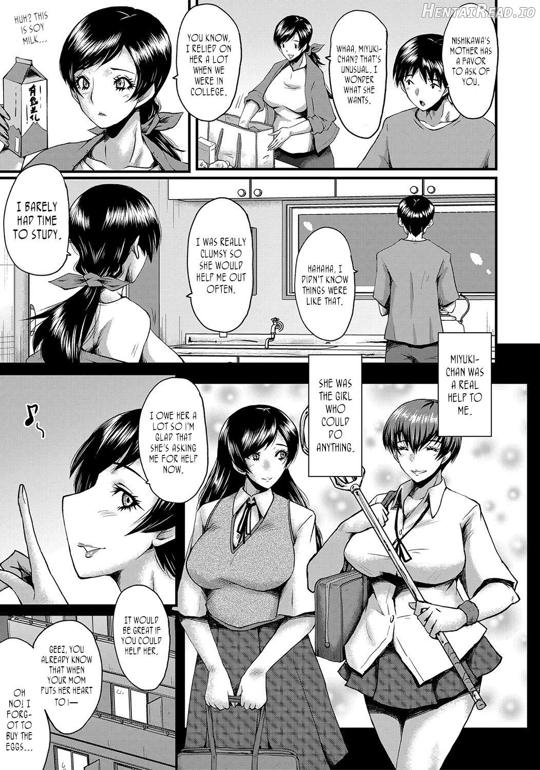 Tomodachi, Osananajimi mo Kaa-san mo Netorareru Chapter 1 - page 52