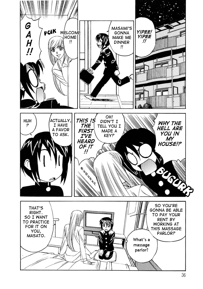 Inran Kyonyuu Nakadashi Apart Chapter 1 - page 35