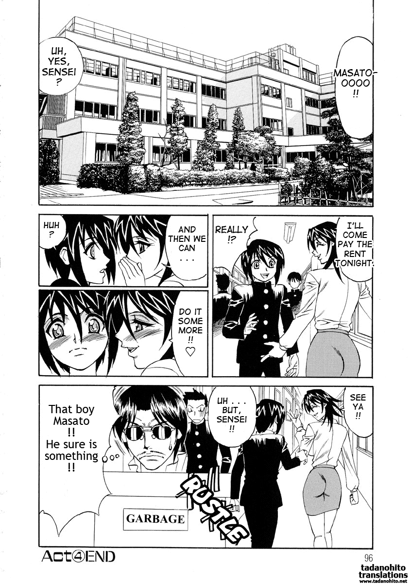 Inran Kyonyuu Nakadashi Apart Chapter 1 - page 95