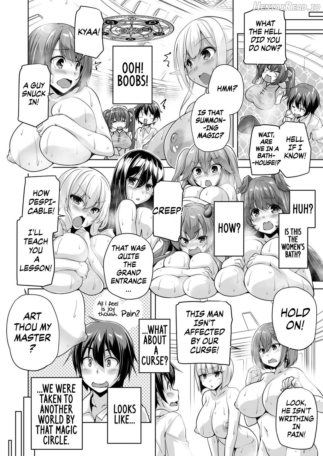 Motto! Haramase! Honoo no Oppai Isekai Oppai Maid Gakuen! Ch. 1 Chapter 1 - page 2