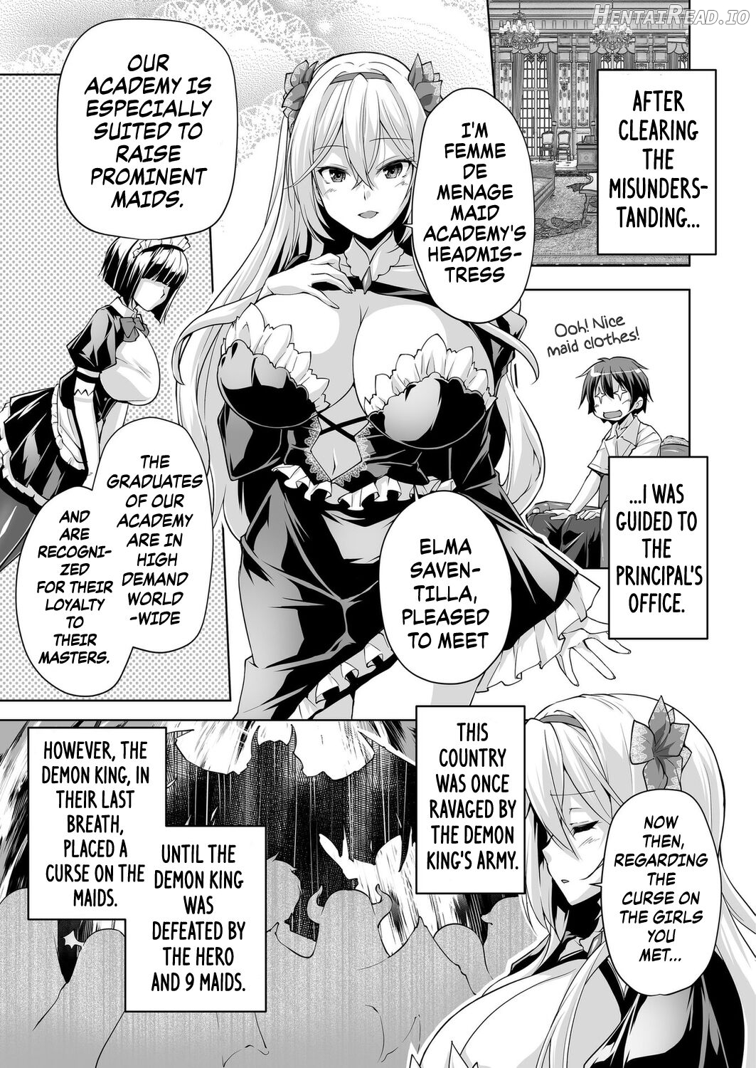 Motto! Haramase! Honoo no Oppai Isekai Oppai Maid Gakuen! Ch. 1 Chapter 1 - page 3