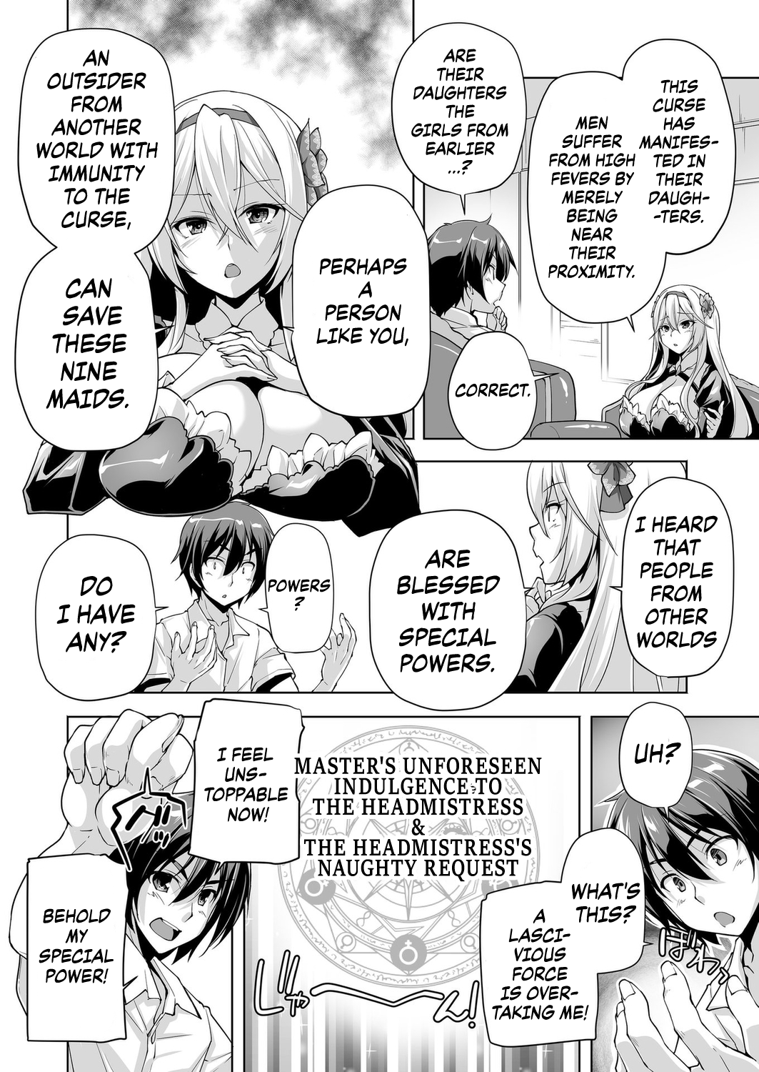 Motto! Haramase! Honoo no Oppai Isekai Oppai Maid Gakuen! Ch. 1 Chapter 1 - page 4