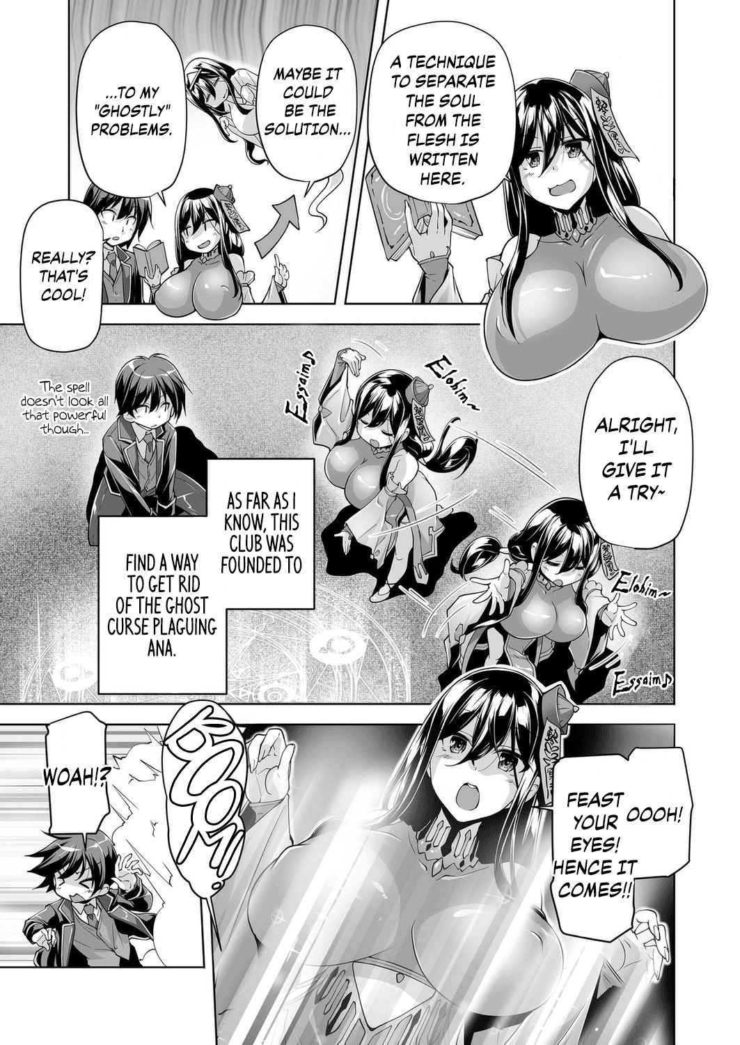 Motto! Haramase! Honoo no Oppai Isekai Oppai Maid Gakuen! Ch. 1 Chapter 2 - page 3