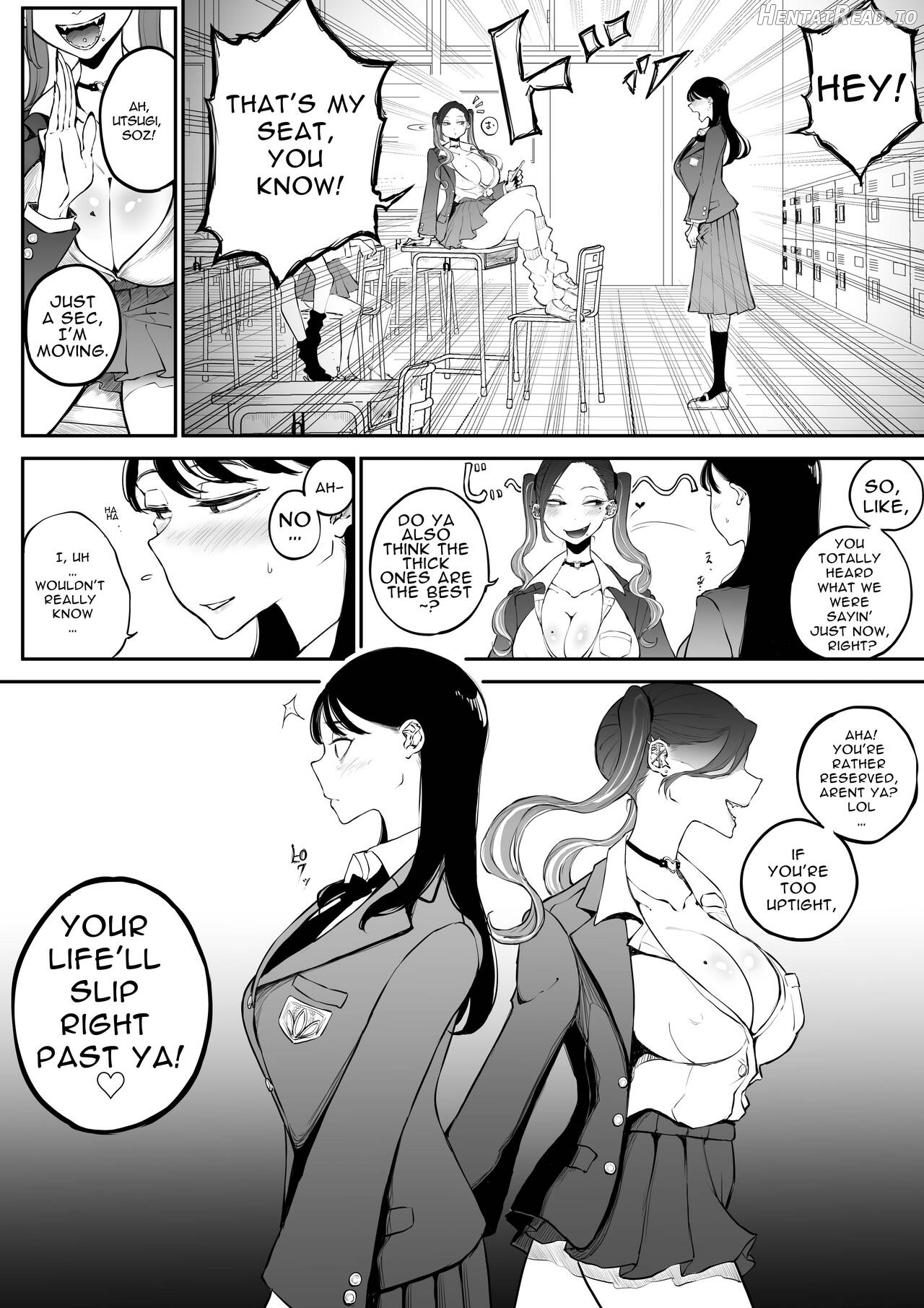 Yokkyuu Fuman Majime Joshi ga Class no Yariman Gal to Dosukebe H Shichau Hanashi Chapter 1 - page 4