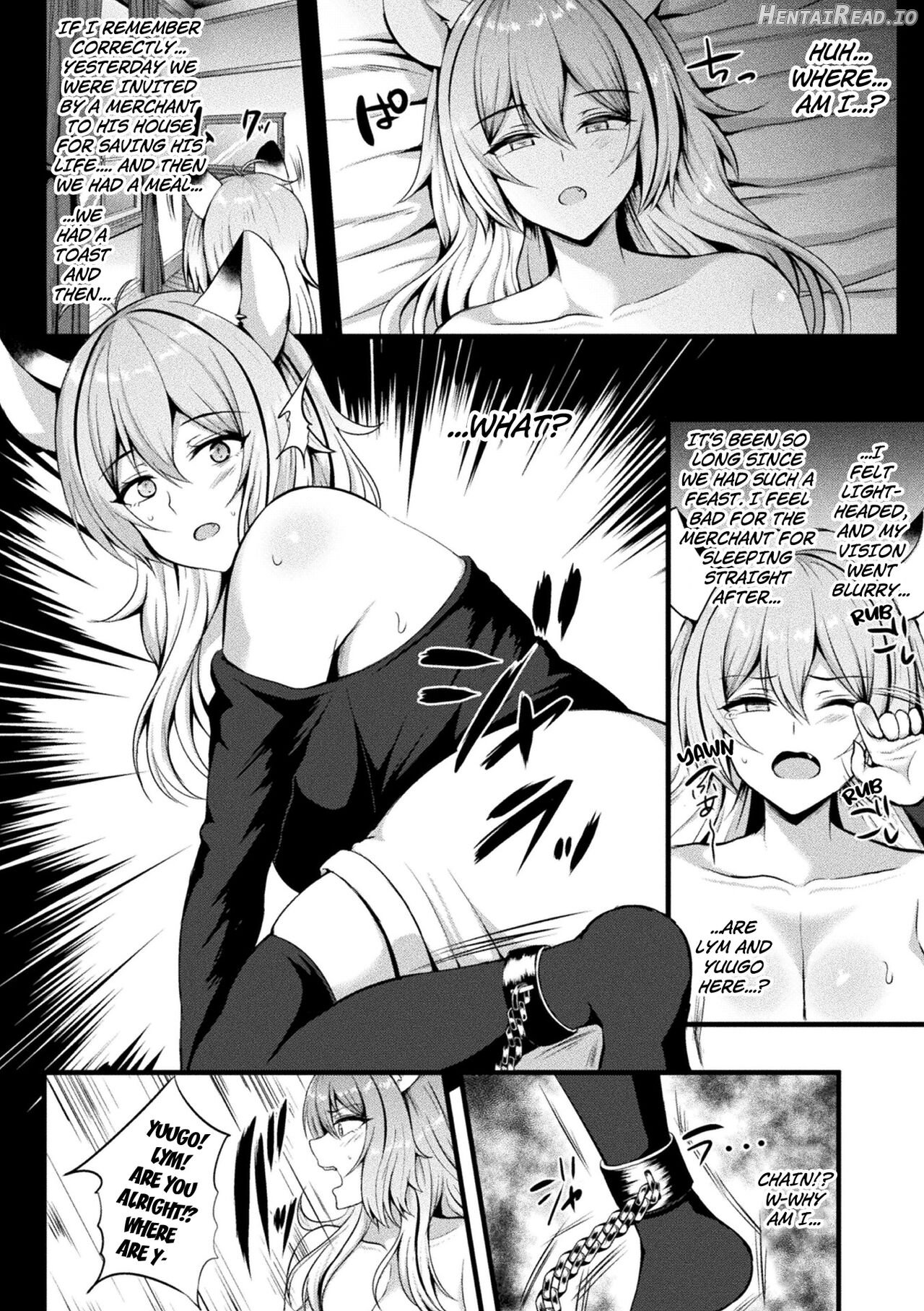 The Captived Beast Girl. Forced Climax by a Slime. Chapter 1 - page 4