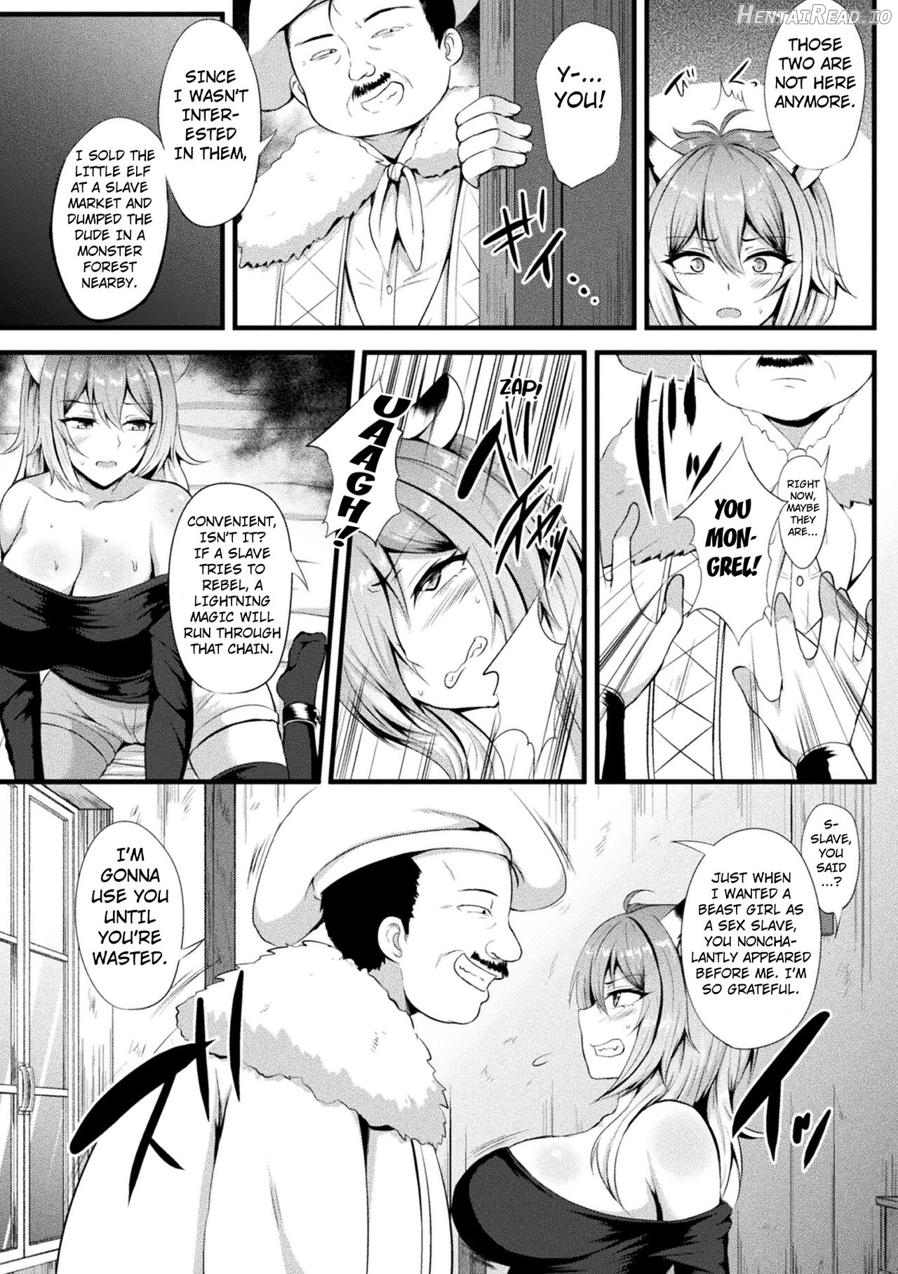 The Captived Beast Girl. Forced Climax by a Slime. Chapter 1 - page 5