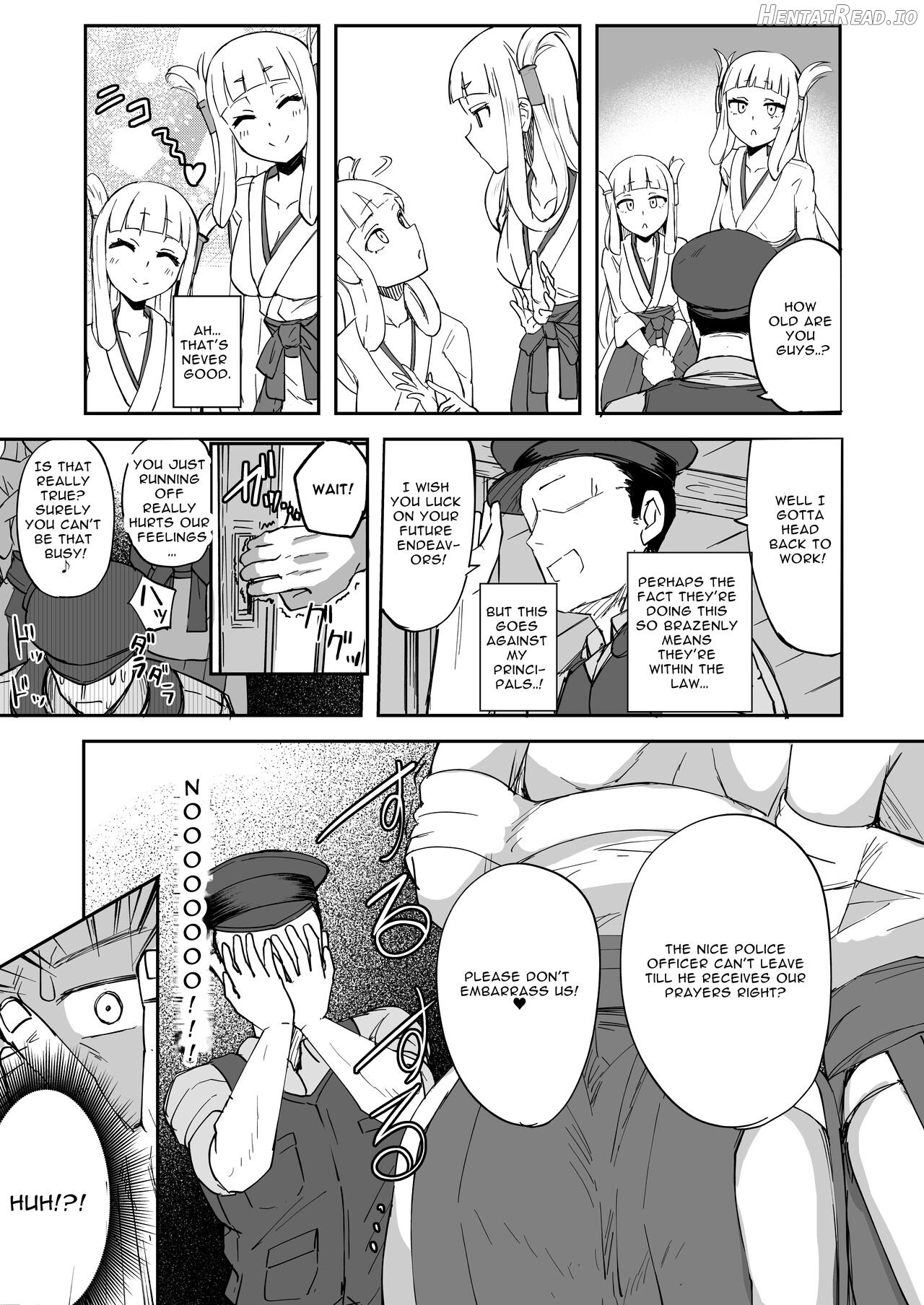 Futanari Futago Miko Tamahou-chan to Tamaran-chan Chapter 1 - page 6