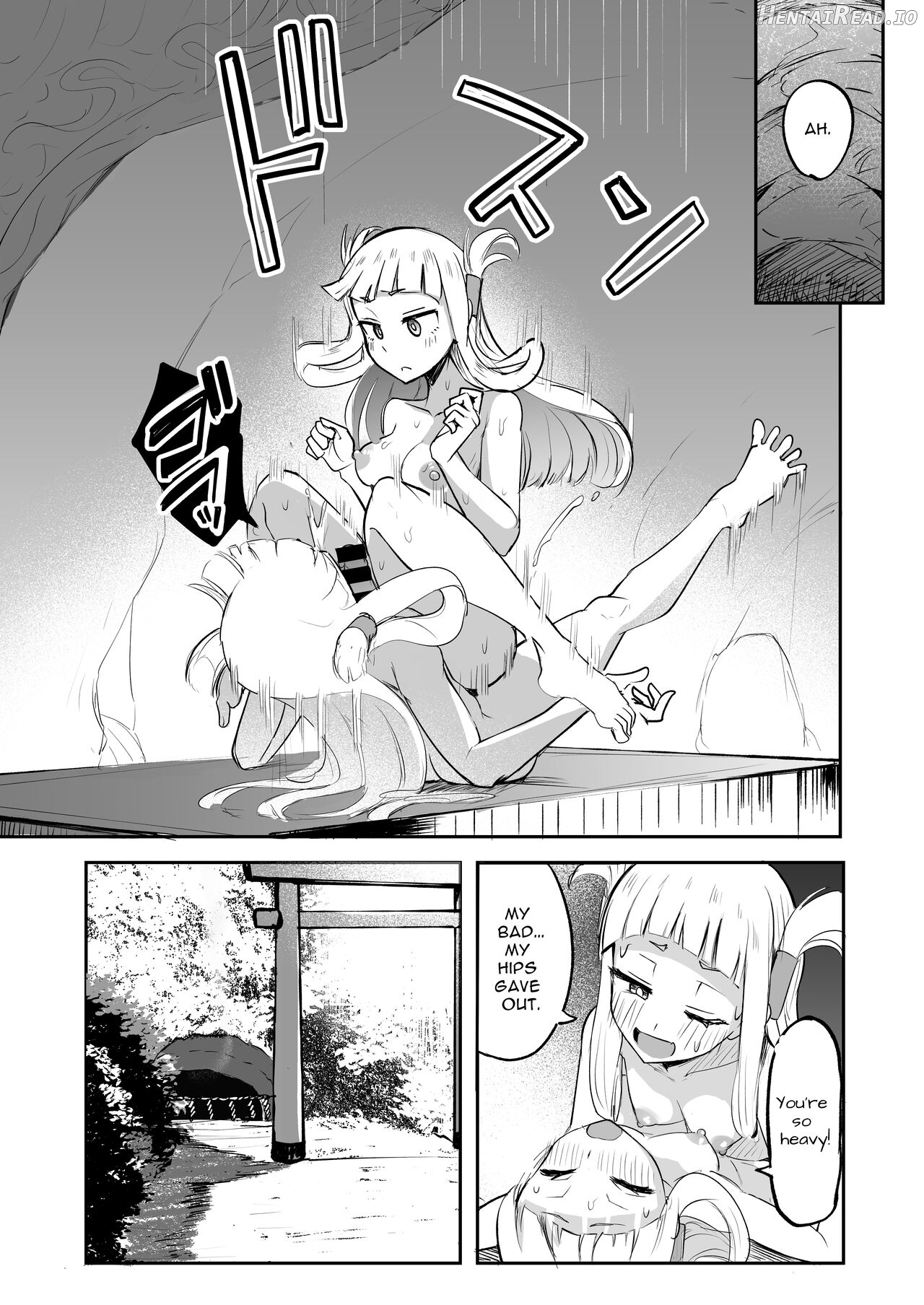 Futanari Futago Miko Tamahou-chan to Tamaran-chan Chapter 1 - page 33