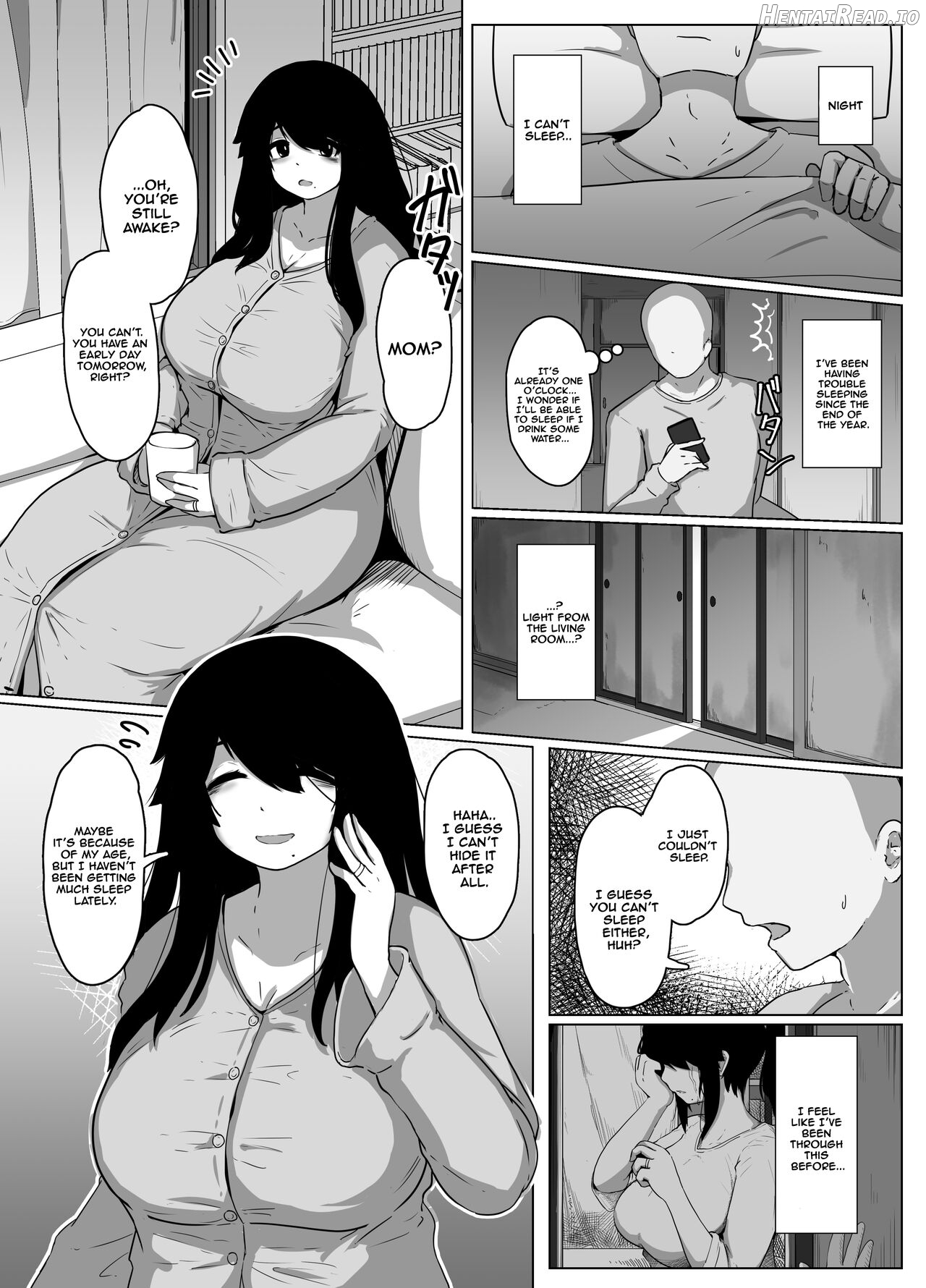 Oyasumi, Okaa-san Dounyuu Chapter 1 - page 12