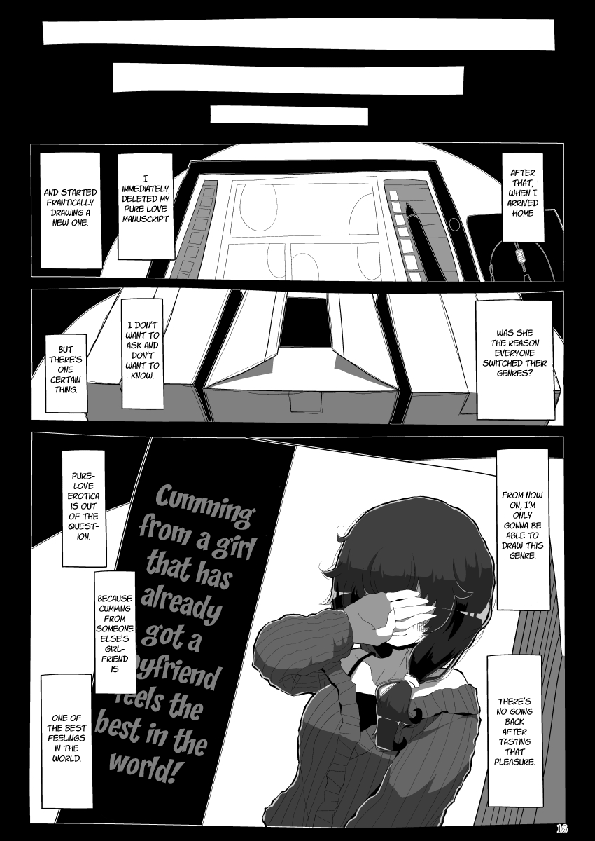 Jimi de Otonashisou ni Miete Doutei wo Taberu no ga Shumi no Warui Onna no Ko Doujin Sakka-chan ni Seiheki wo Dame ni Sareru Douteikuntachi no Hanashi Chapter 1 - page 15