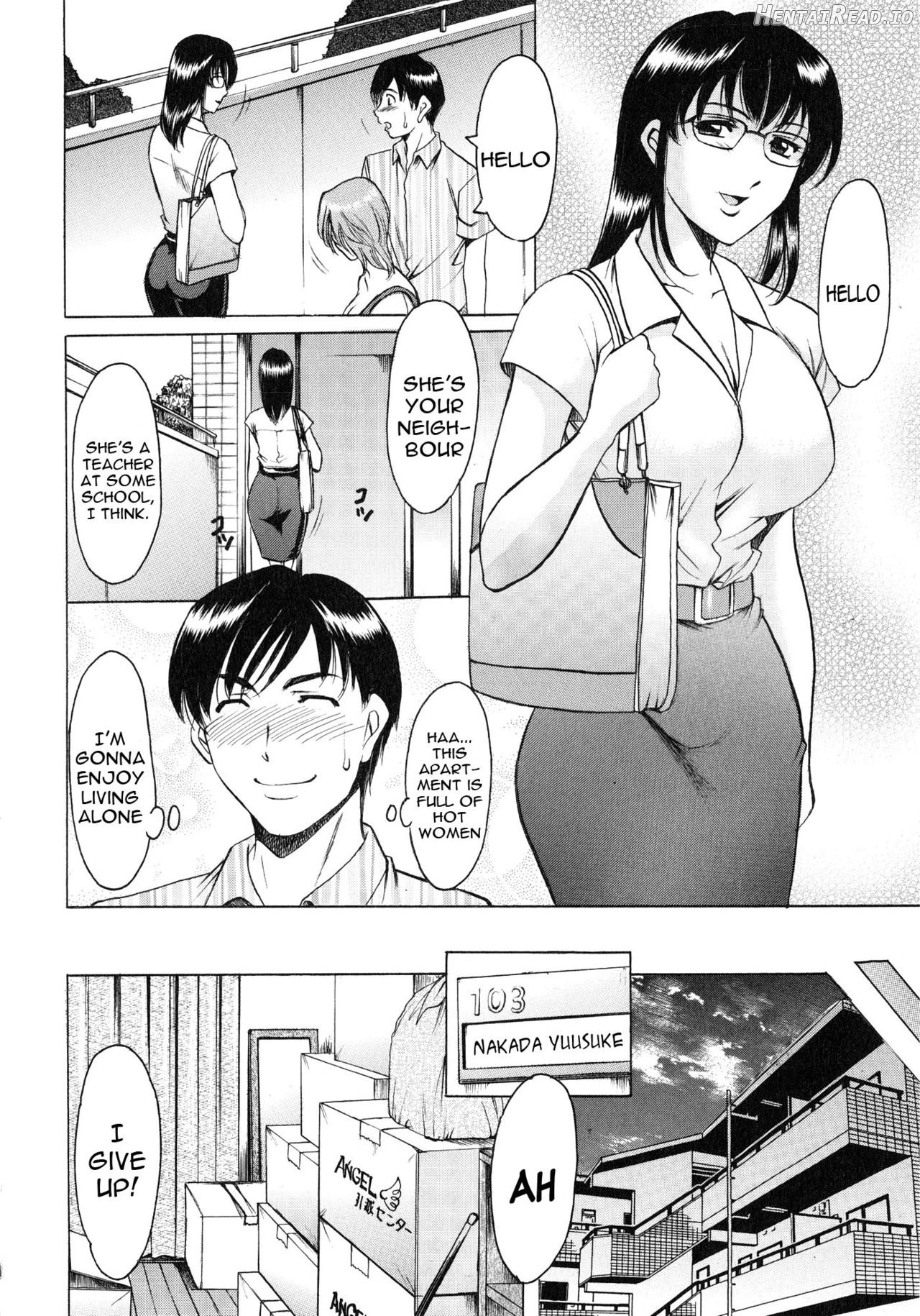 Yuuwaku no Toshiue Apartment Ch. 1-2 Chapter 1 - page 4