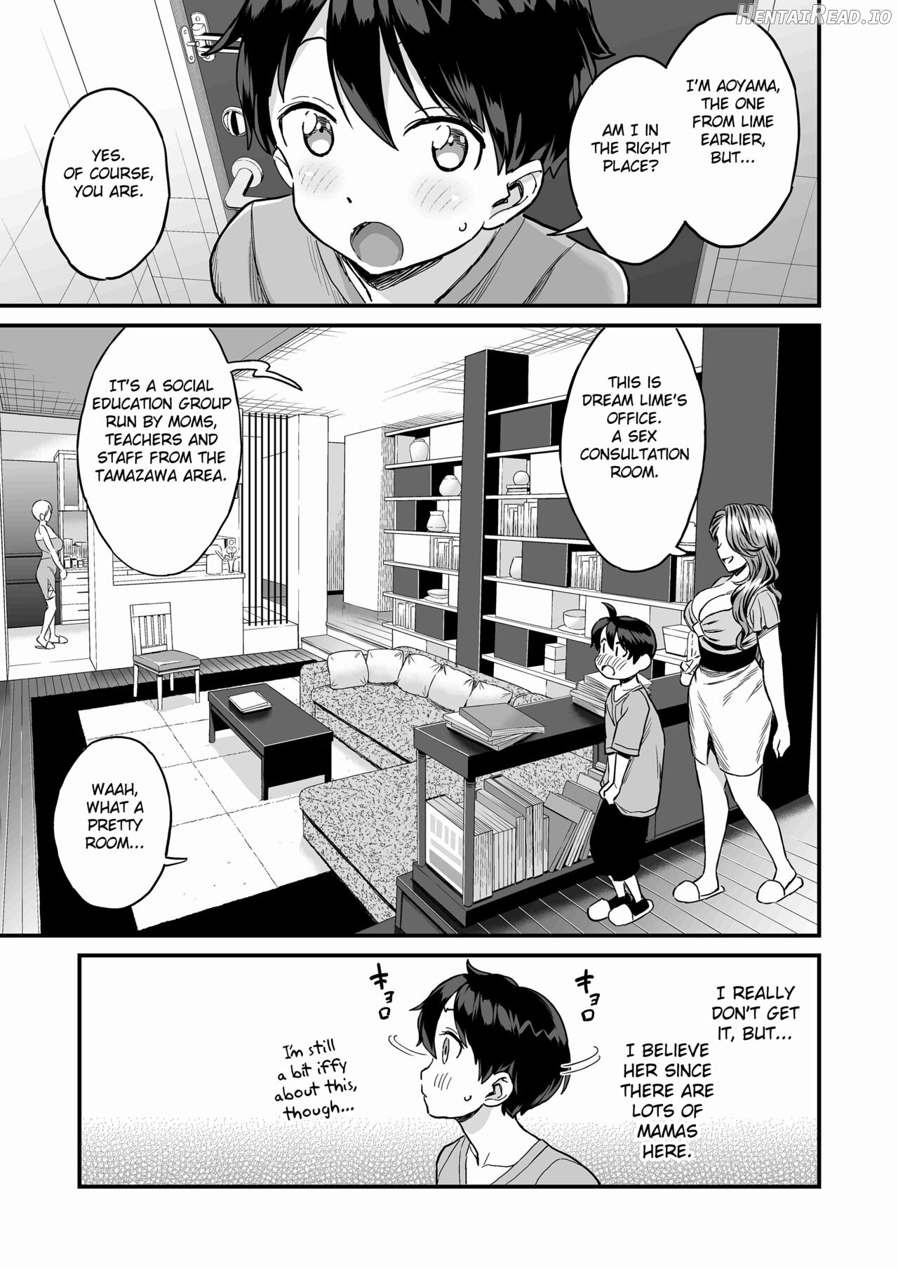 Sei no Soudanshitsu Yume LIME ~Tomodachi no Mama ni Ochinchin o Mite Moratta~ Chapter 1 - page 4