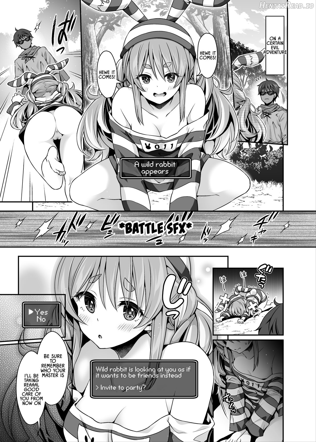 Yasei no Usagi ga Nakama ni Naritasou ni Kochira o Miteiru Chapter 3 - page 2