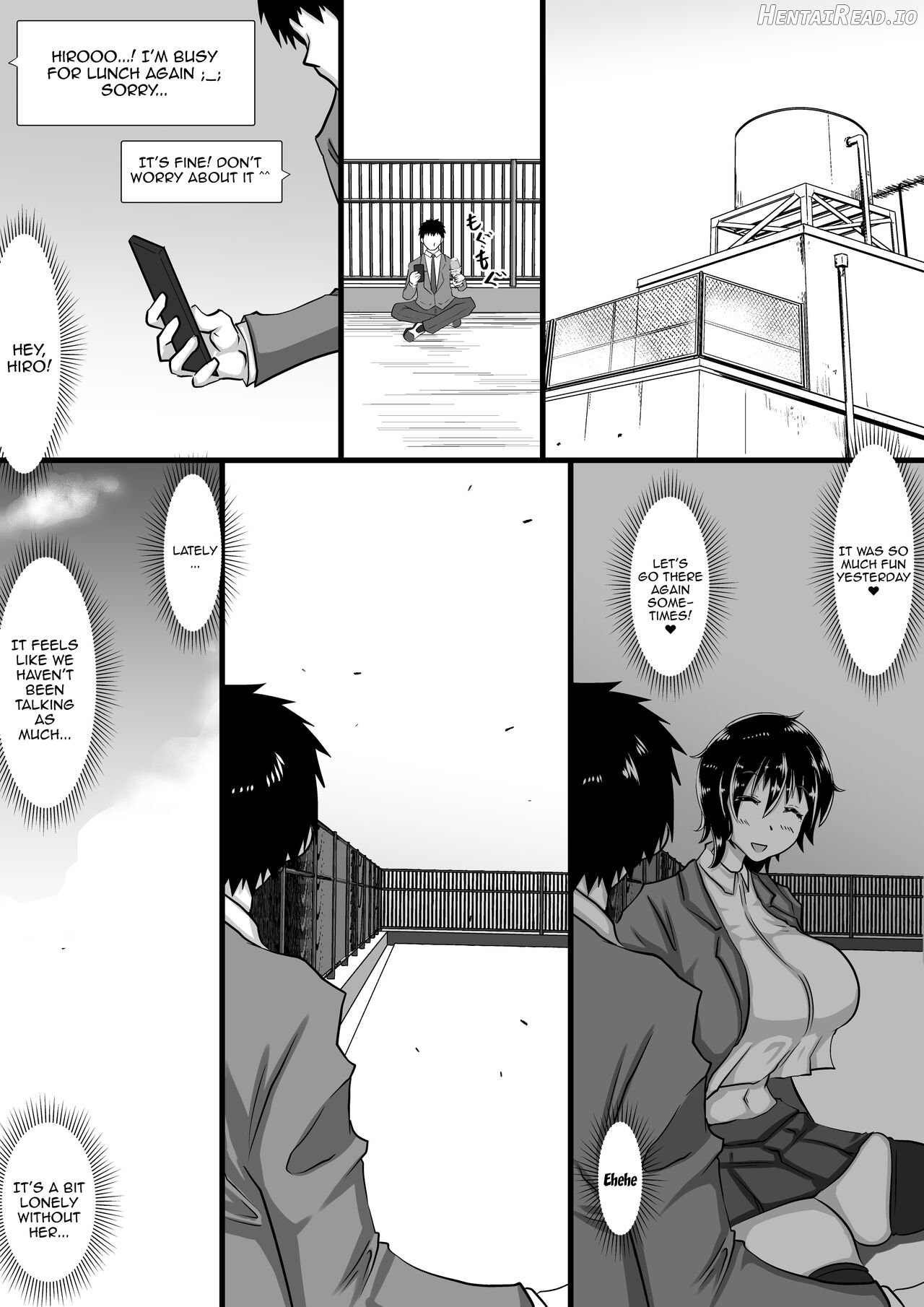 Furin Chuudoku ni Natta Kanojo wa Yori Tsuyoi Shigeki o Motomete Netorare Douga o Kareshi ni Okuru Chapter 1 - page 53