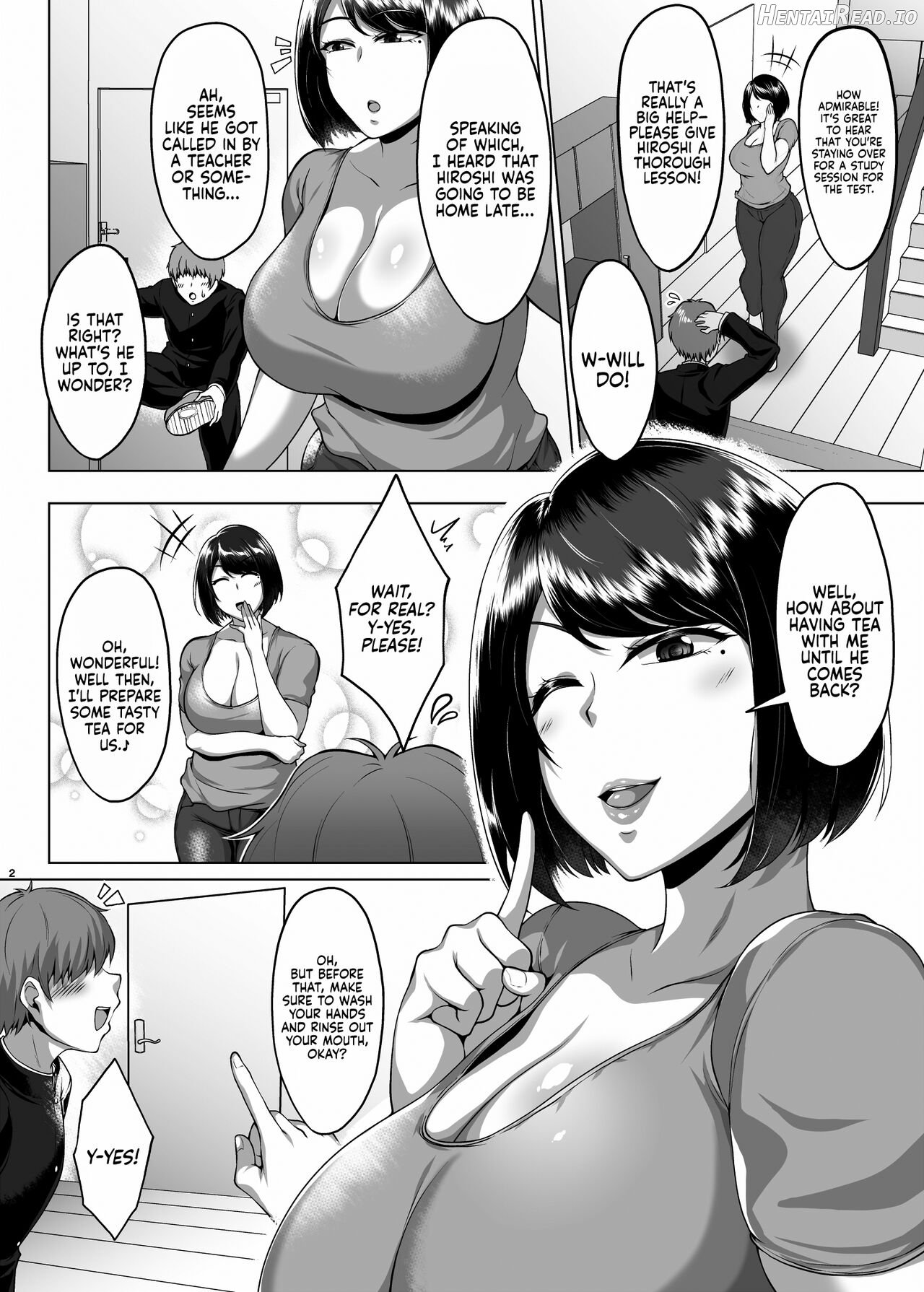 Tomodachi no Muchimuchi na Okaa-san to Zupposhi Asedaku Otomarikai Chapter 1 - page 3