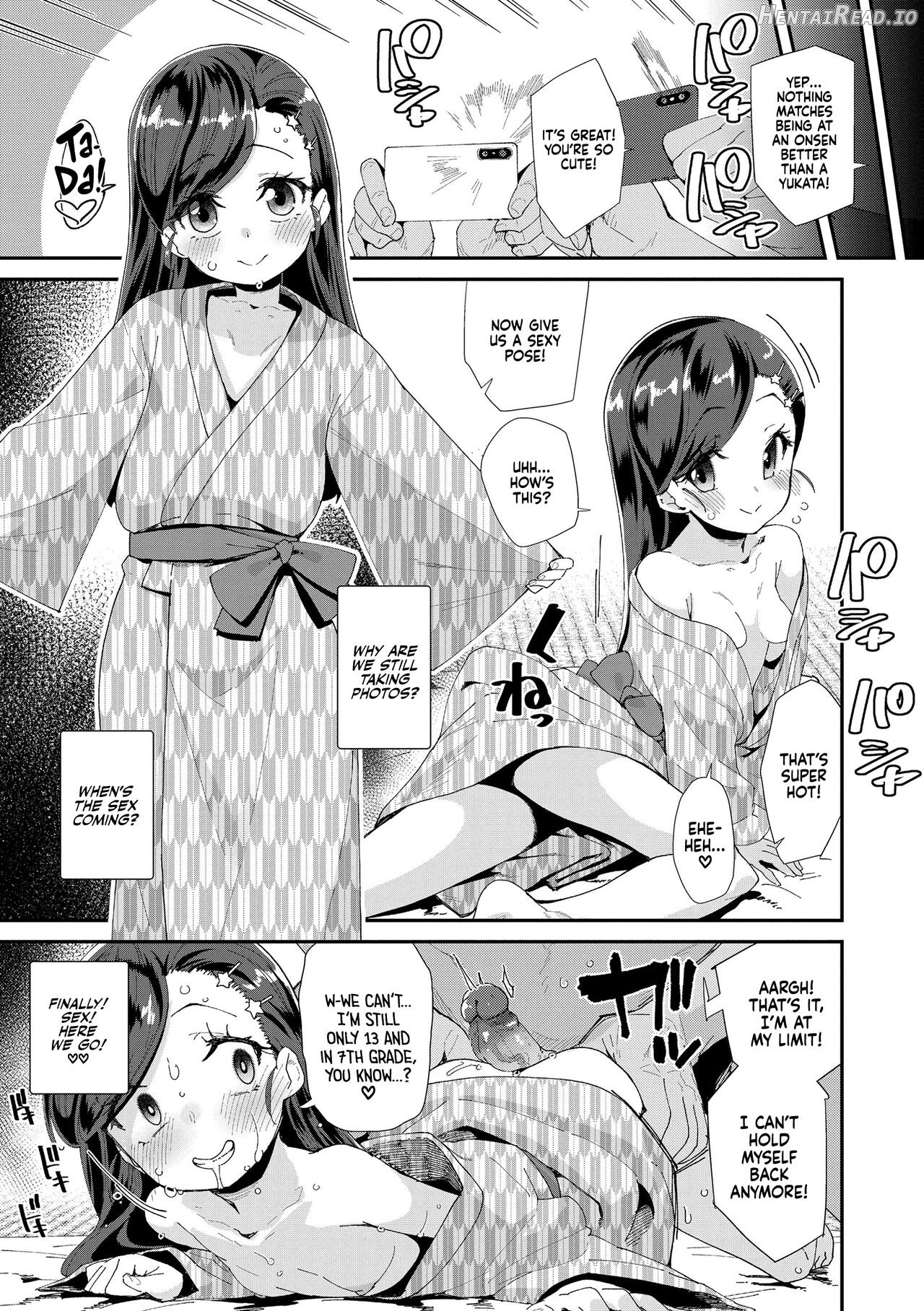 Uraaka Yatteru Nonomi-chan -Koshitsu Onsen Dosukebe Gasshuku- Chapter 2 - page 9