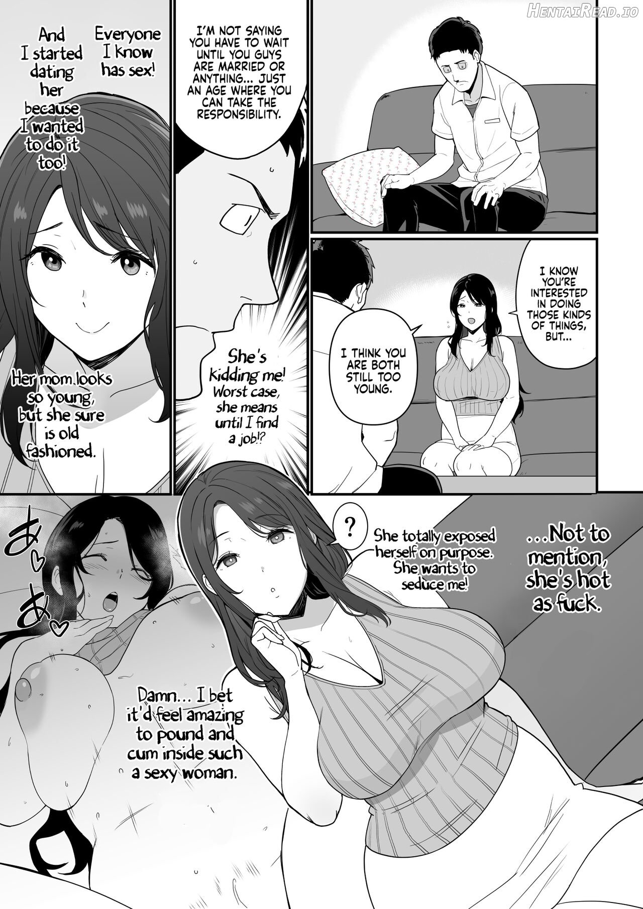 Kanojo no Mama ga H Sugite Gaman Dekinai Chapter 1 - page 6