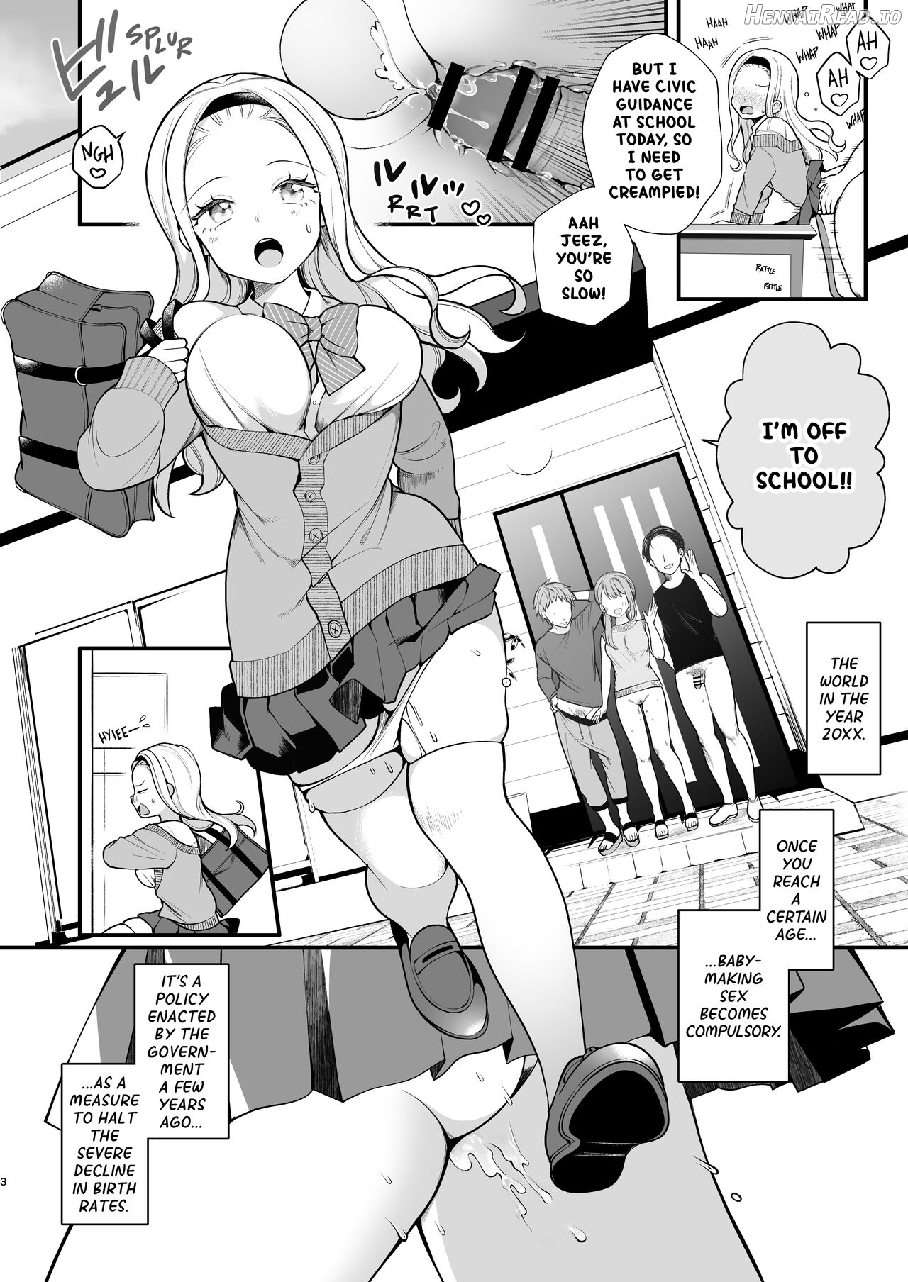 Kozukuri Sex ga Gimuka shita Sekai (... de Motenai Watashi.) Chapter 1 - page 3