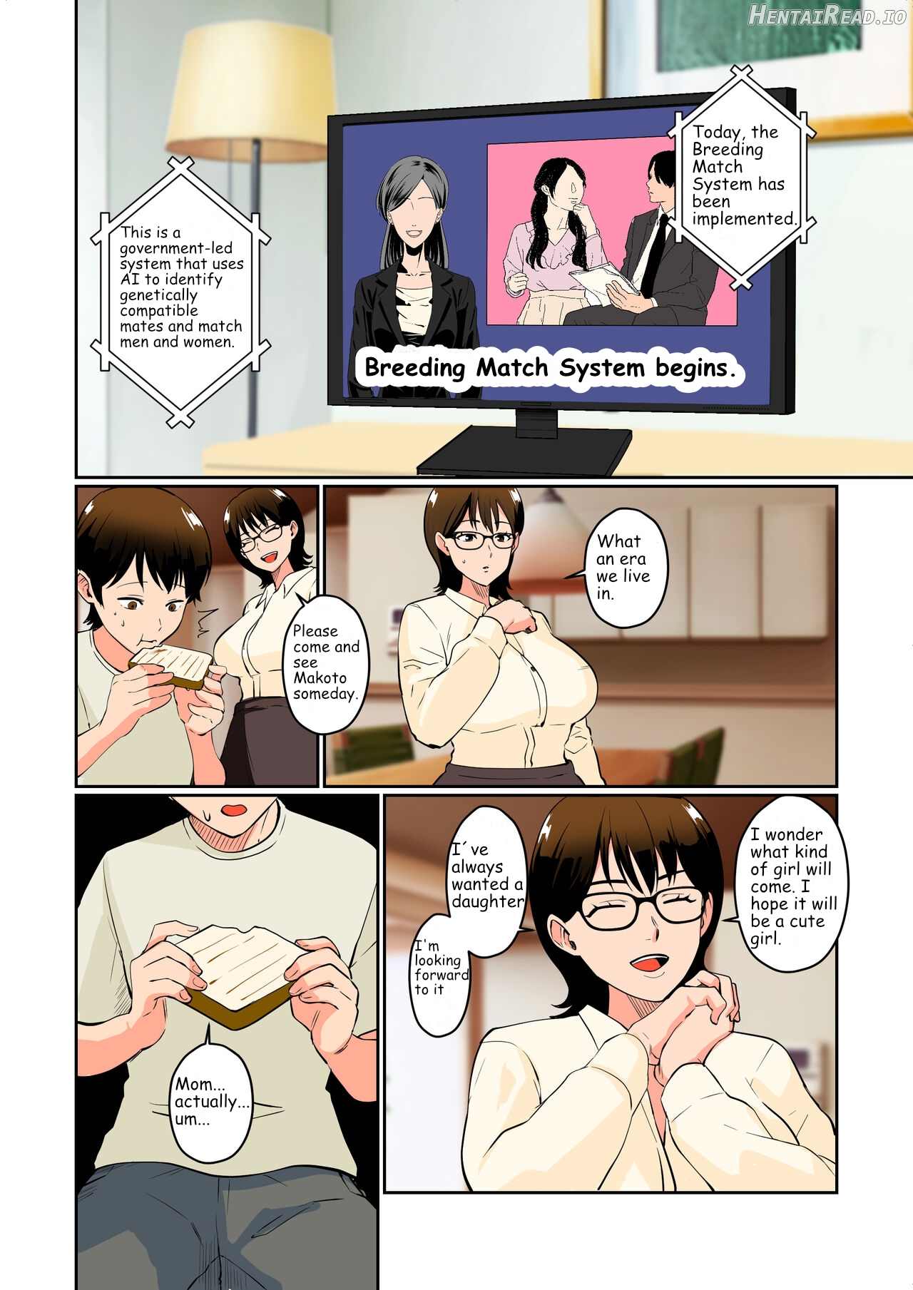 Boku no Shoushika Taisaku Matching no Aite wa...... Mama!? Chapter 1 - page 3