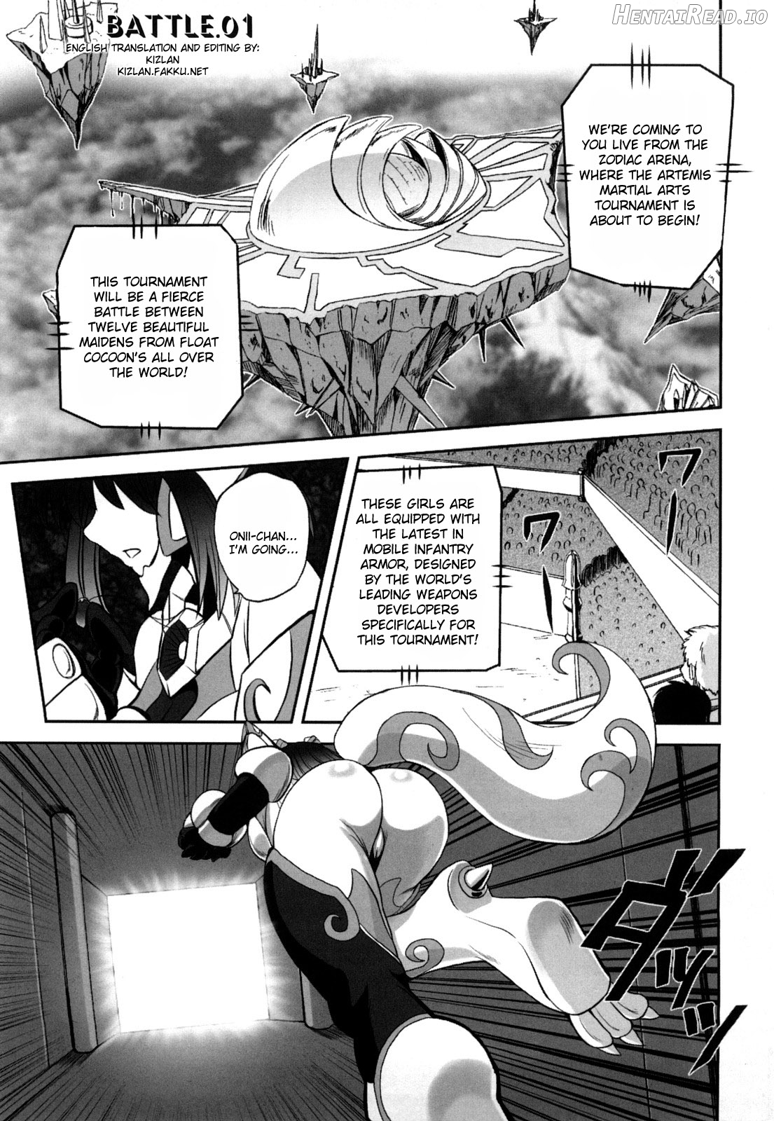 Jyuki Enbu - The Gladiators of Artemis Chapter 1 - page 11