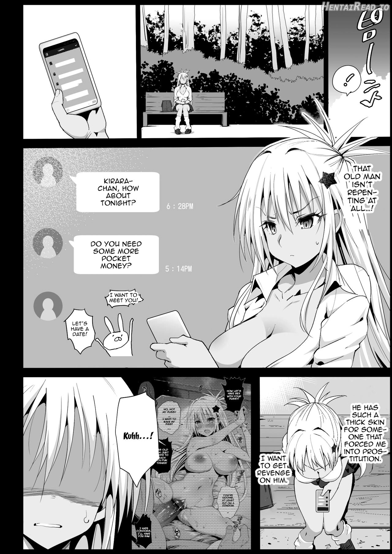 Kyousei Enkou ~Kuro Gal JK o Kane de Dakitai~ - Decensored Chapter 3 - page 4