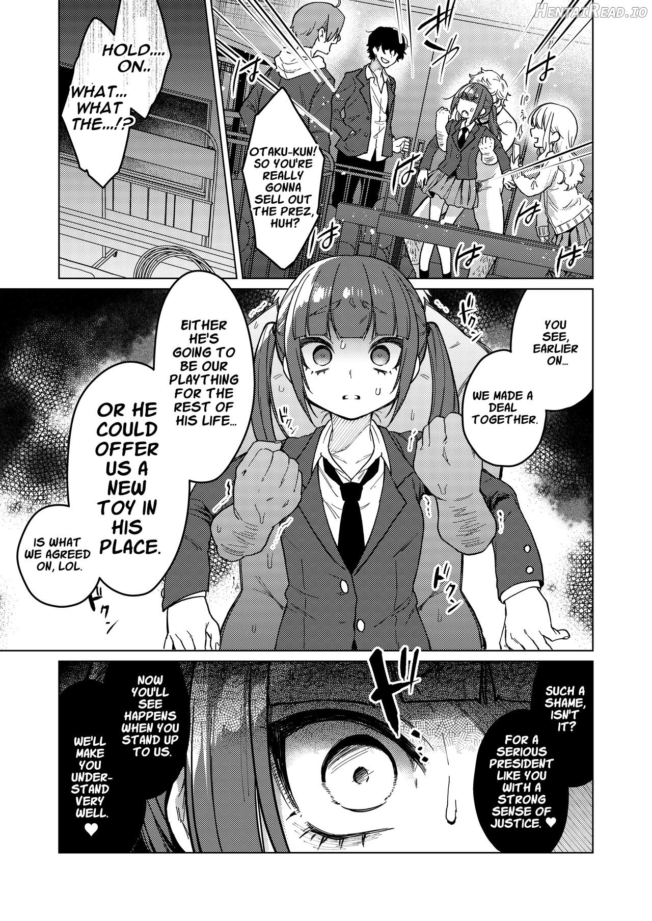 Iinchou wa Kyou kara Minna no Omocha ~Rape Shashin de Kyouhaku Hen~ Chapter 1 - page 12