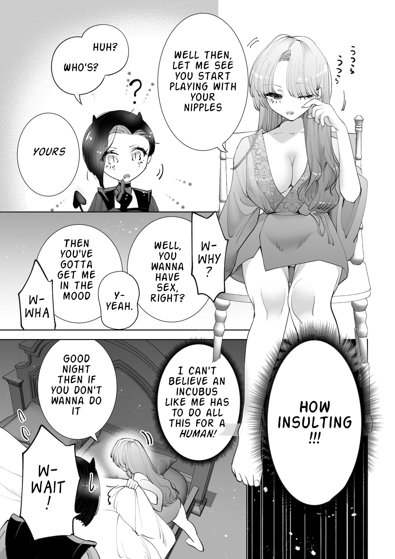 Yaritai Incubus to Nemutai Onnanoko Chapter 1 - page 6