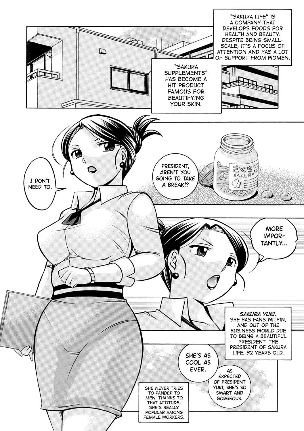 Bijin Shachou Yuki ~Mitsuyaku no Nikusettai~ Chapter 1 - page 5