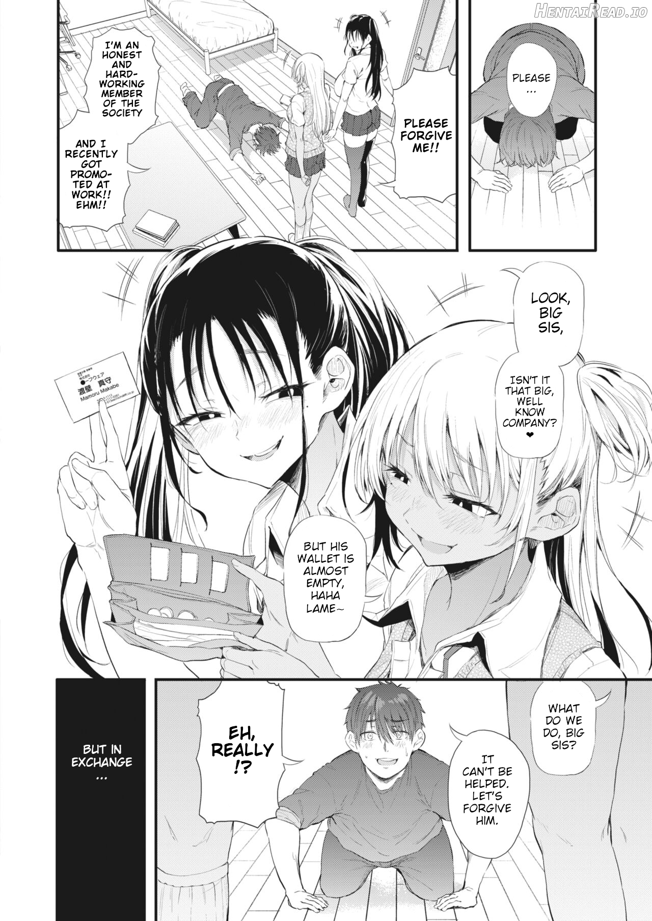 Totte Torarete Shirokuro Gal Shimai Chapter 1 - page 8