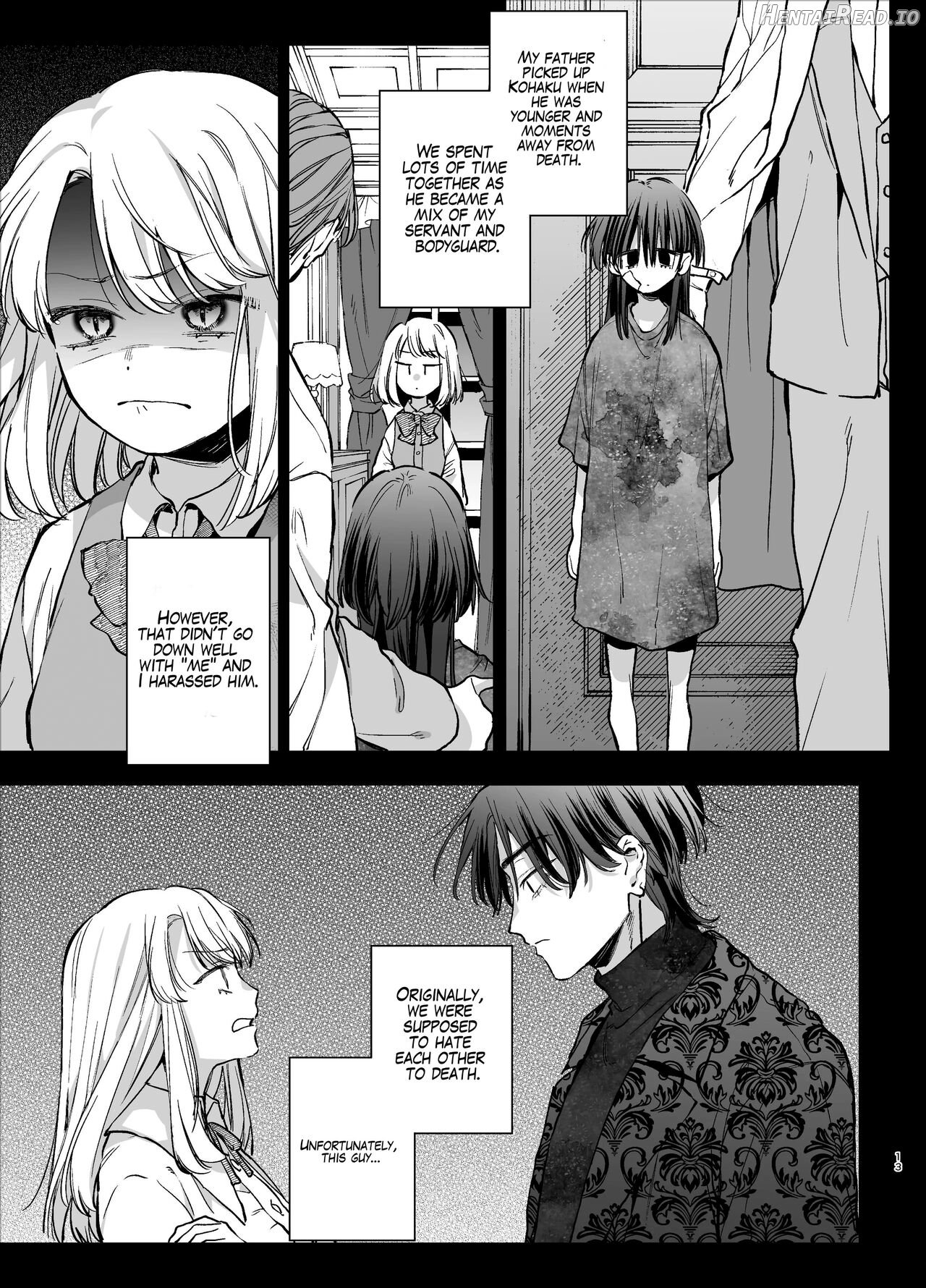 Shini gē ni Tensei Shita Mafia jō wa Henai Supai ni te Kagome ni Sareru Chapter 1 - page 13