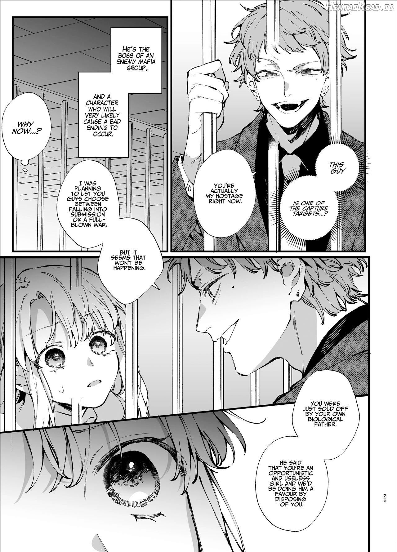 Shini gē ni Tensei Shita Mafia jō wa Henai Supai ni te Kagome ni Sareru Chapter 1 - page 29