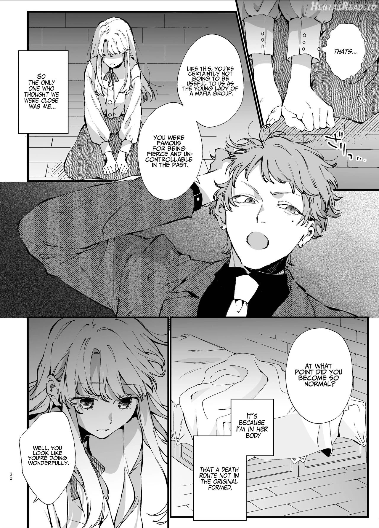 Shini gē ni Tensei Shita Mafia jō wa Henai Supai ni te Kagome ni Sareru Chapter 1 - page 30