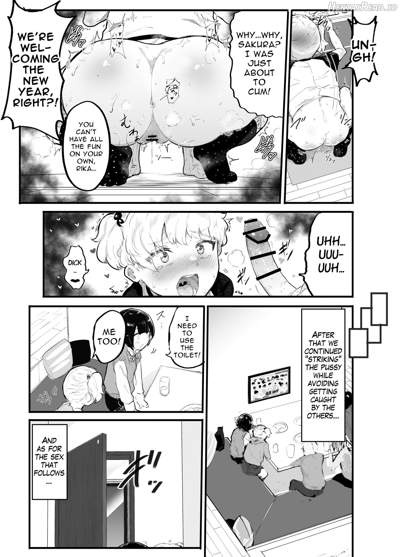 Oomisoka ni Omanko 108-kai Tsuku dake no Hon ~Oppai Misete Gaiden~ Chapter 1 - page 23