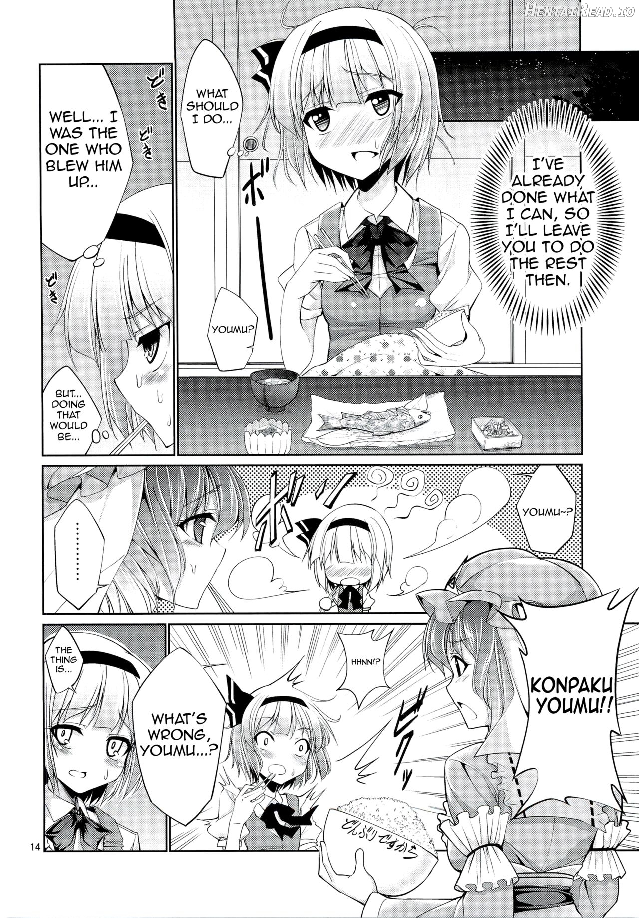 Touhou Youengi ~Youmu ni Hirotte morau Hon~ Chapter 1 - page 13