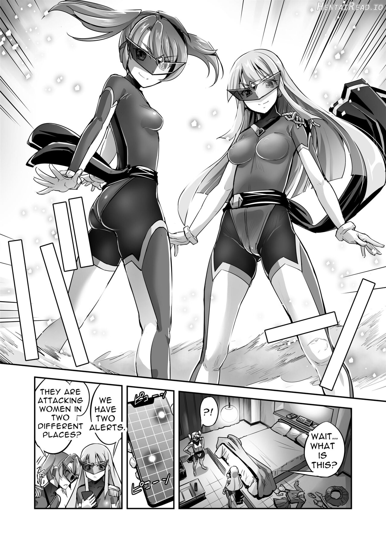 FlameFrost Duo TWIN CURELY ~Yuri Heroines Defeated By Dick~ Part 1+2 Chapter 1 - page 11