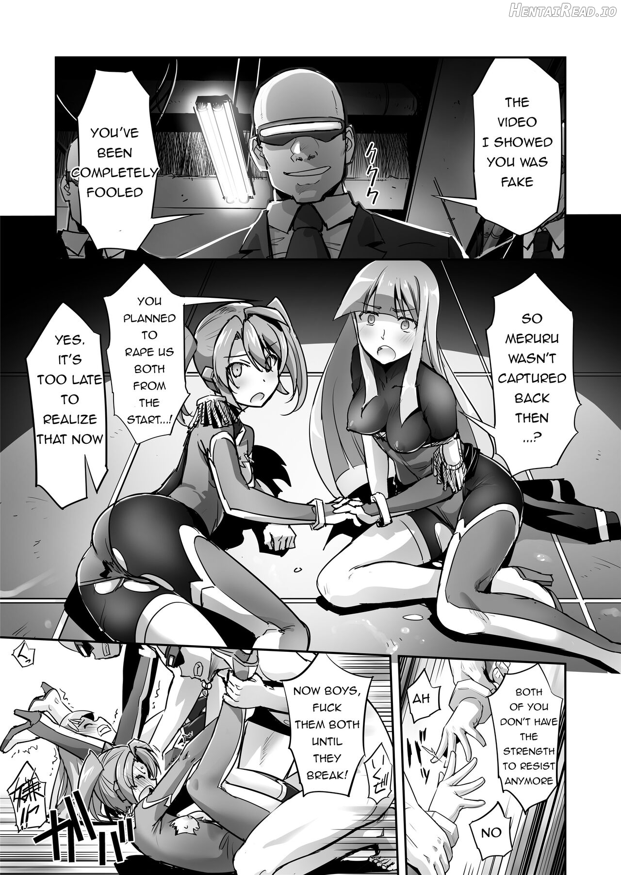 FlameFrost Duo TWIN CURELY ~Yuri Heroines Defeated By Dick~ Part 1+2 Chapter 1 - page 47