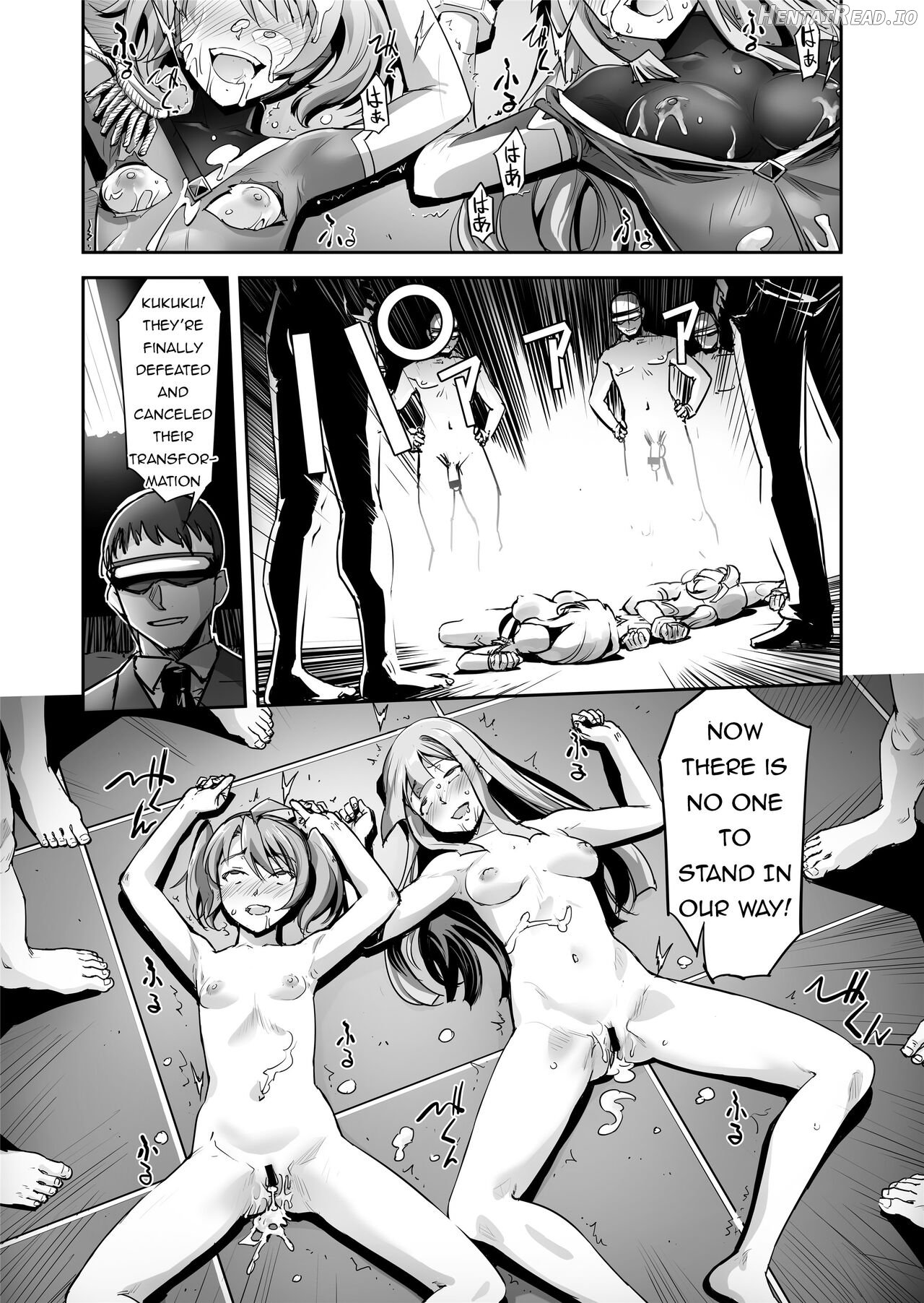 FlameFrost Duo TWIN CURELY ~Yuri Heroines Defeated By Dick~ Part 1+2 Chapter 1 - page 54