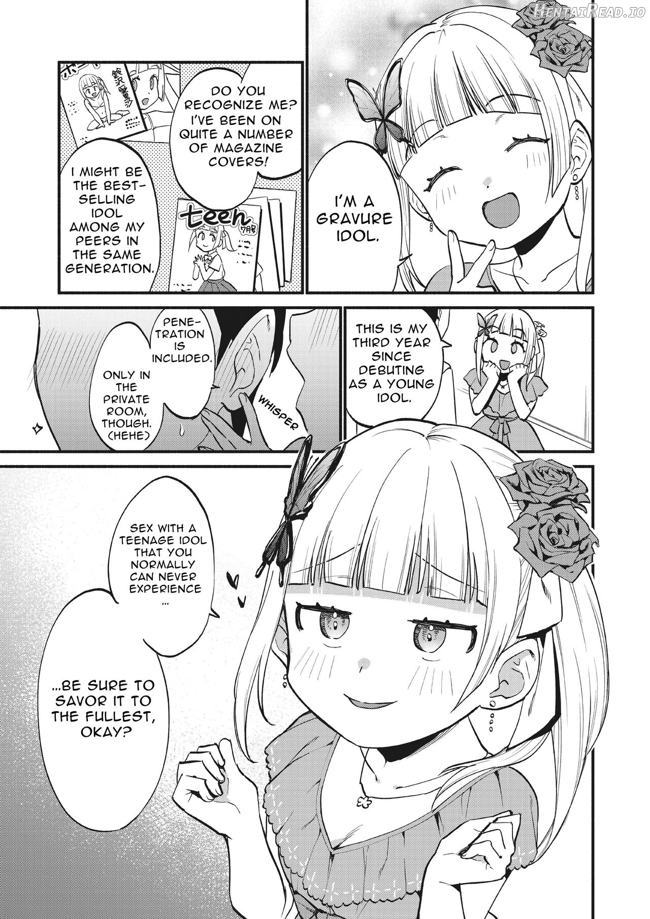 Jouryuu Kaikyuu Senyou no Koukyuuten de Junior Idol ni Sakusei Gohoushi shite morau Chapter 1 - page 3