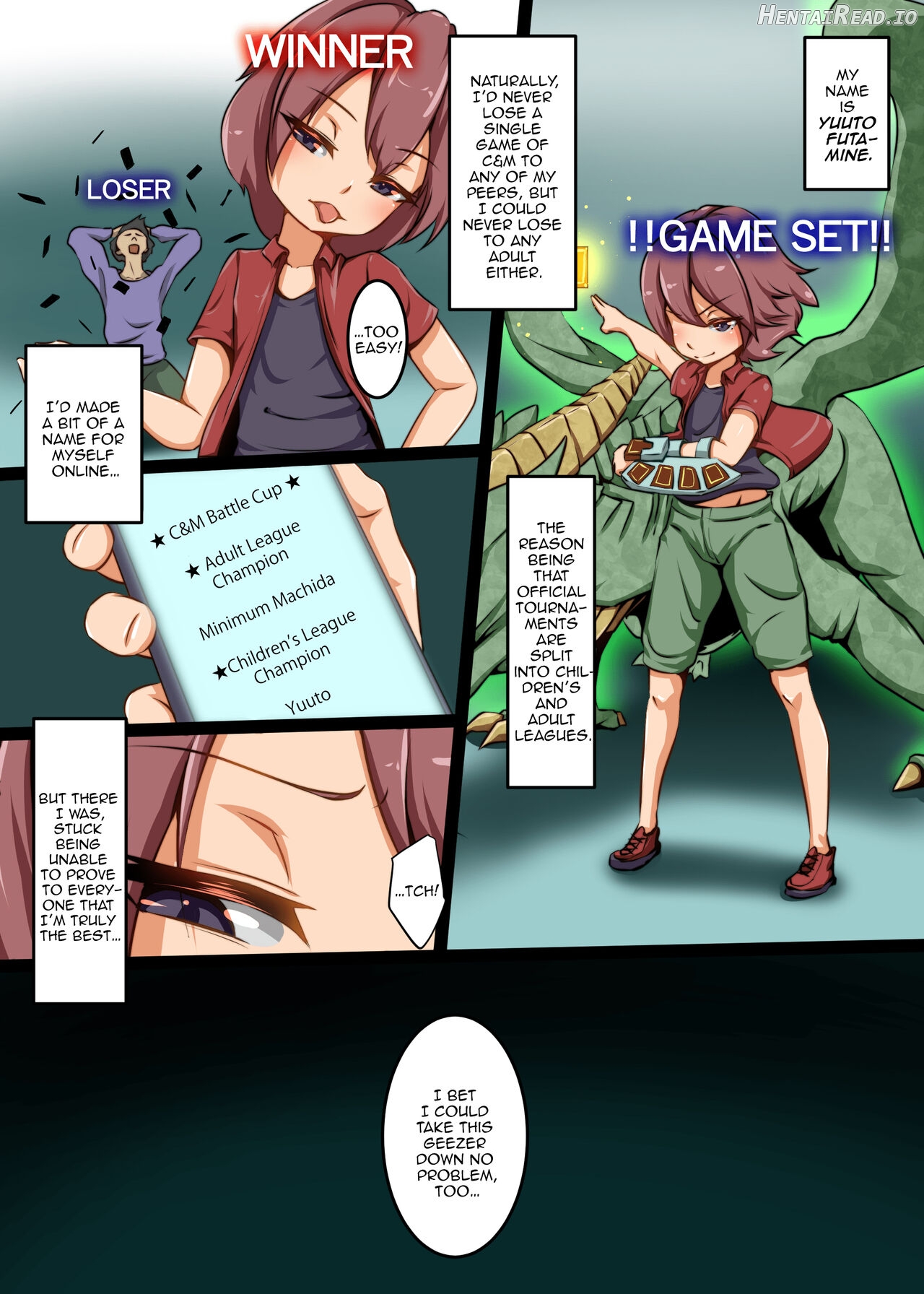 Shounen ga Card Game de Cheat o Tsukawarete Moteasobareru Hanashi Chapter 1 - page 3