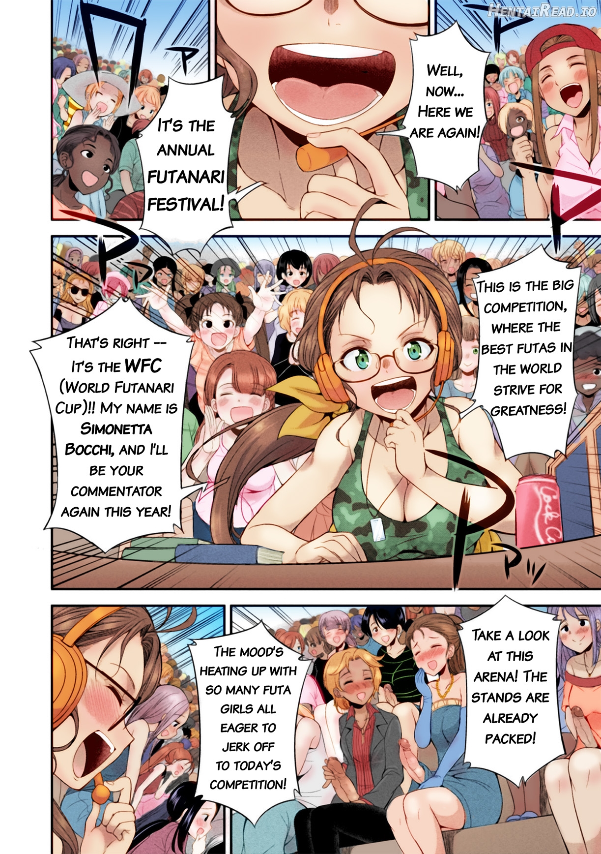 Futanarijima ~The Queen of Penis~ Ch. 1 Chapter 2 - page 14